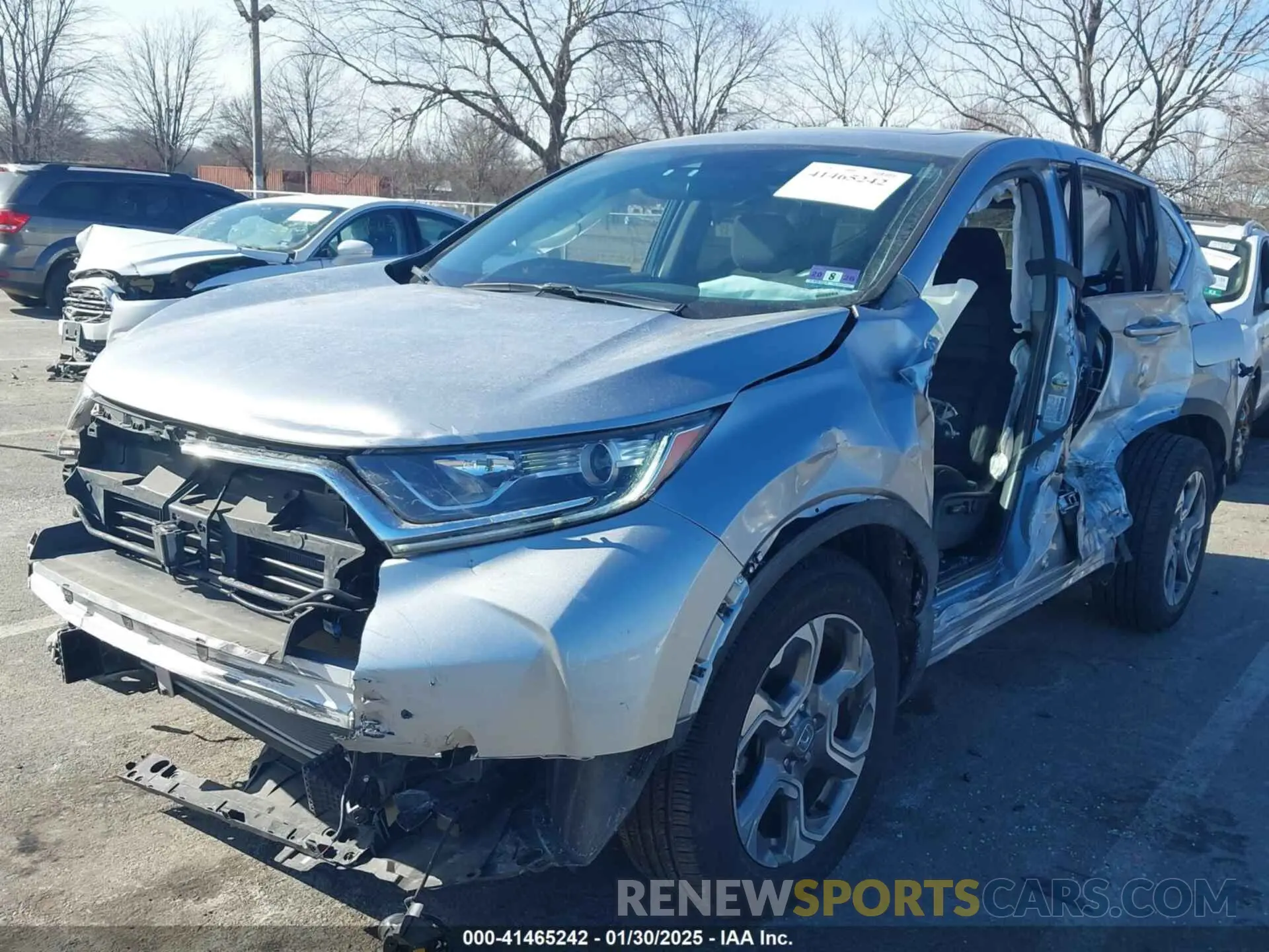 6 fotografías del automóvil dañado 7FARW2H55KE031982 HONDA CR-V 2019