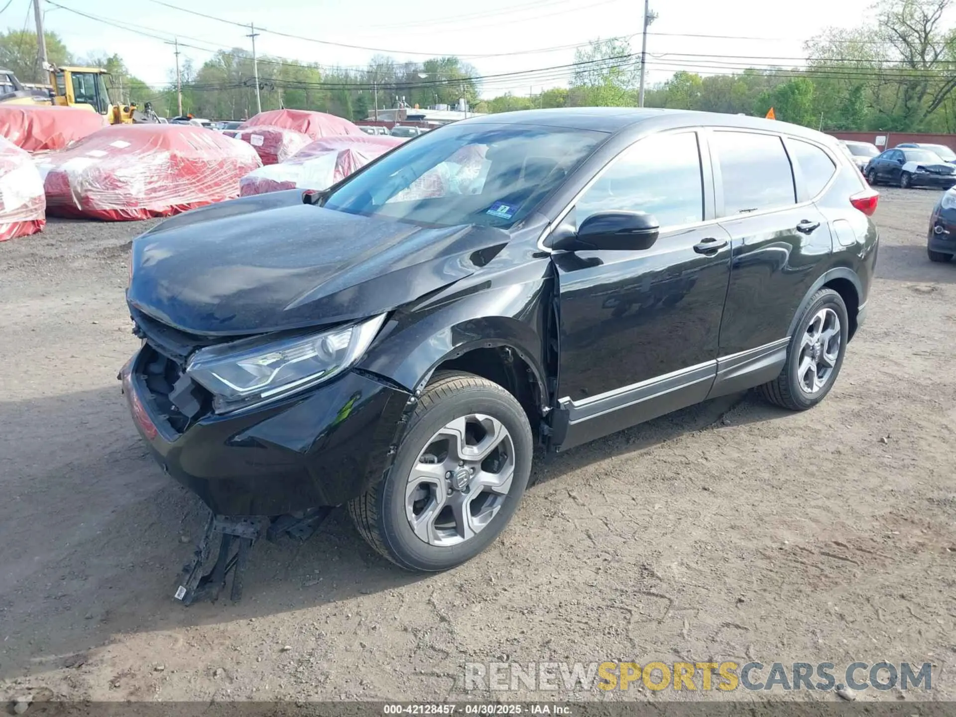 2 fotografías del automóvil dañado 7FARW2H59KE037414 HONDA CR-V 2019