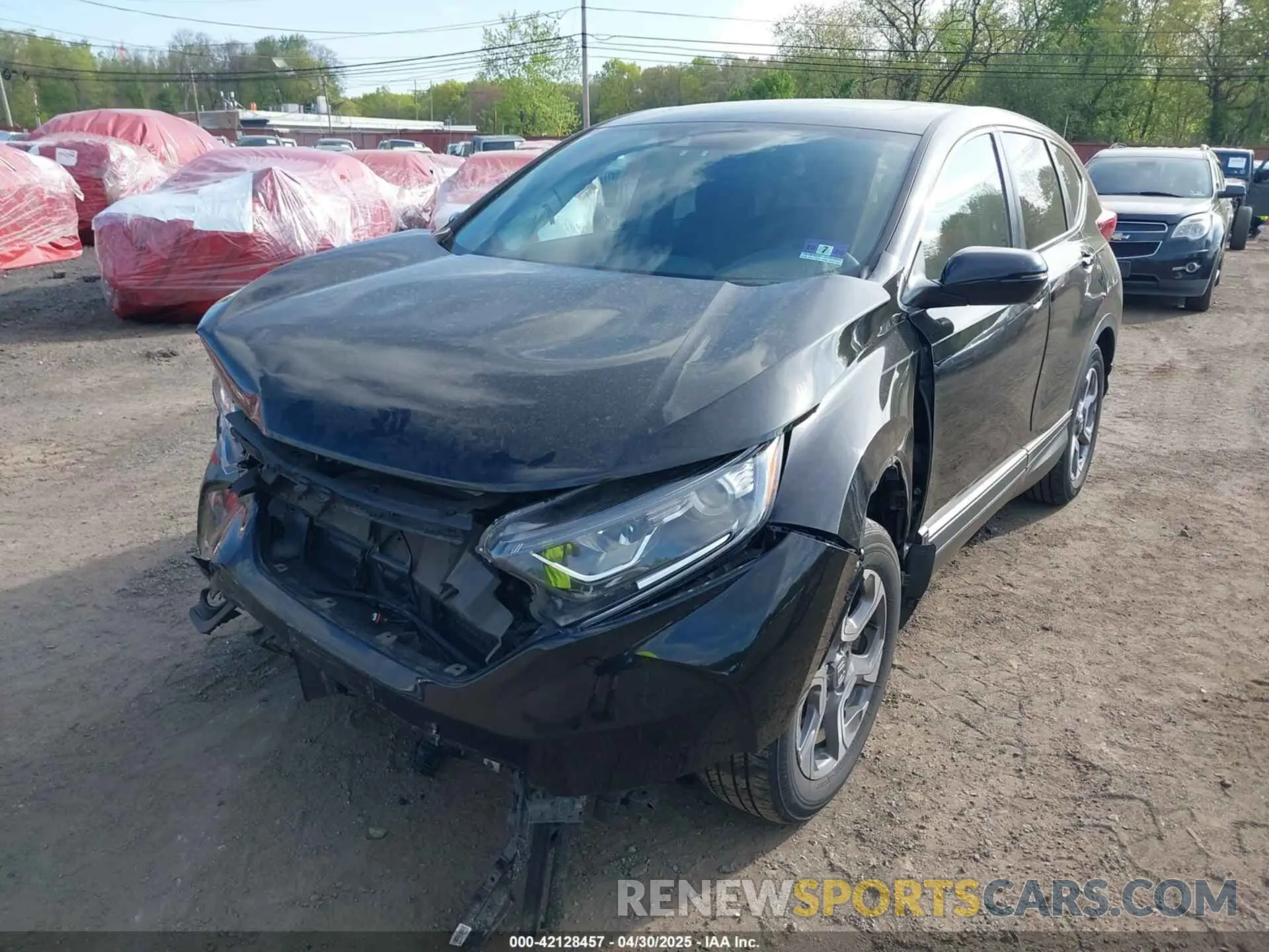 6 fotografías del automóvil dañado 7FARW2H59KE037414 HONDA CR-V 2019