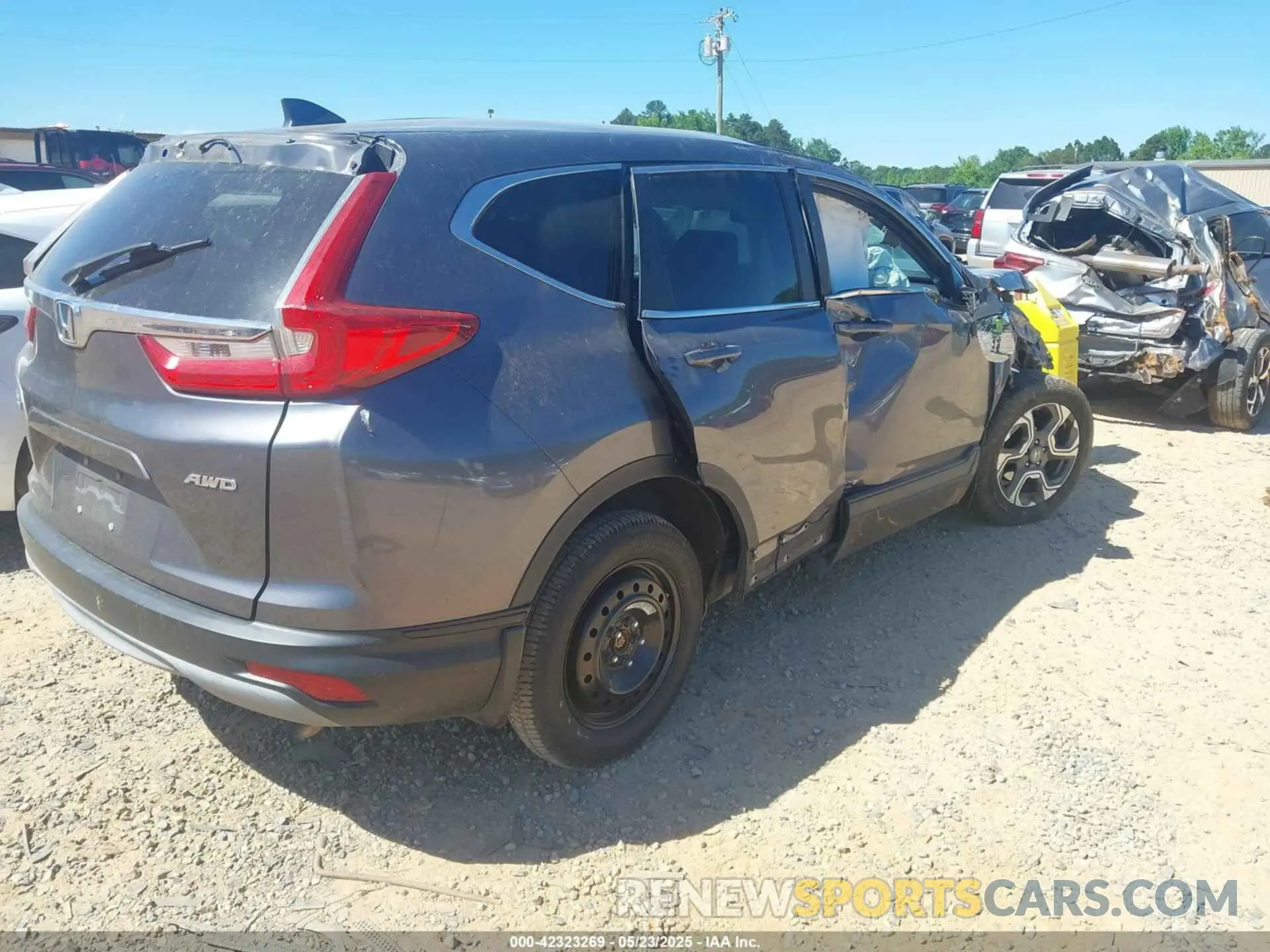 4 fotografías del automóvil dañado 7FARW2H80KE003842 HONDA CR-V 2019
