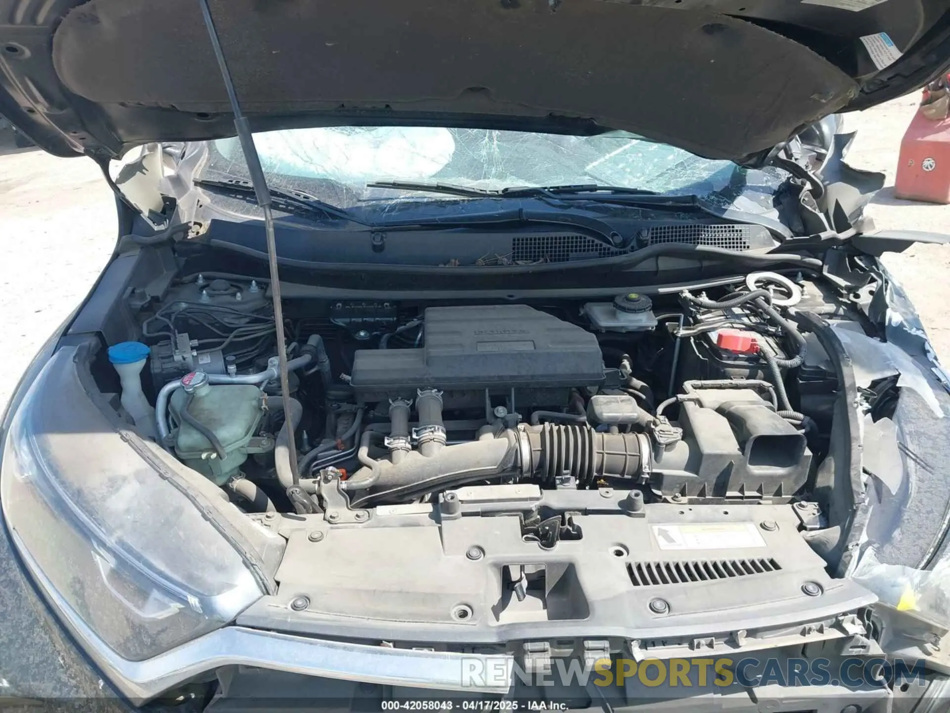 10 fotografías del automóvil dañado 7FARW2H81KE000545 HONDA CR-V 2019
