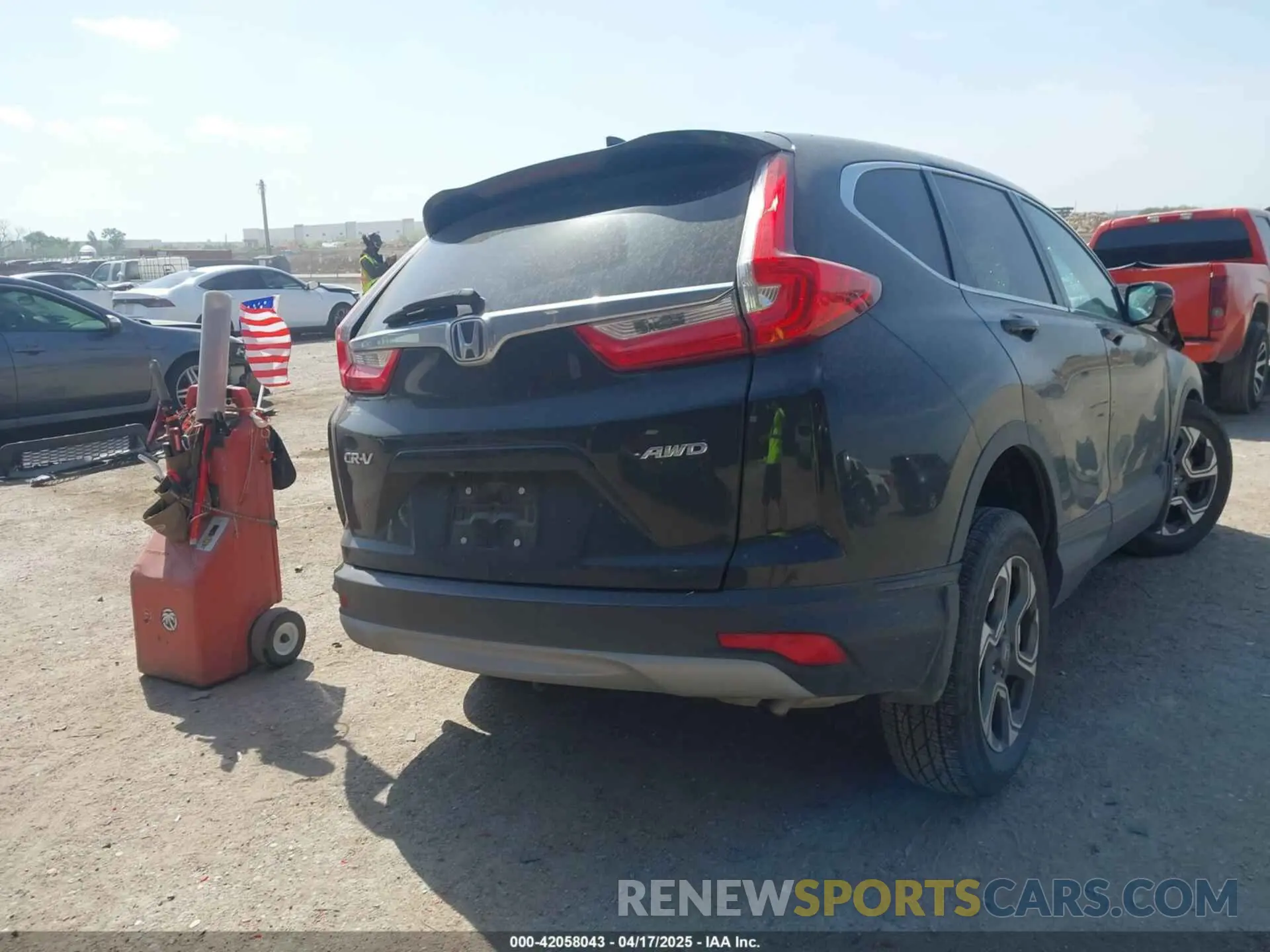 4 fotografías del automóvil dañado 7FARW2H81KE000545 HONDA CR-V 2019
