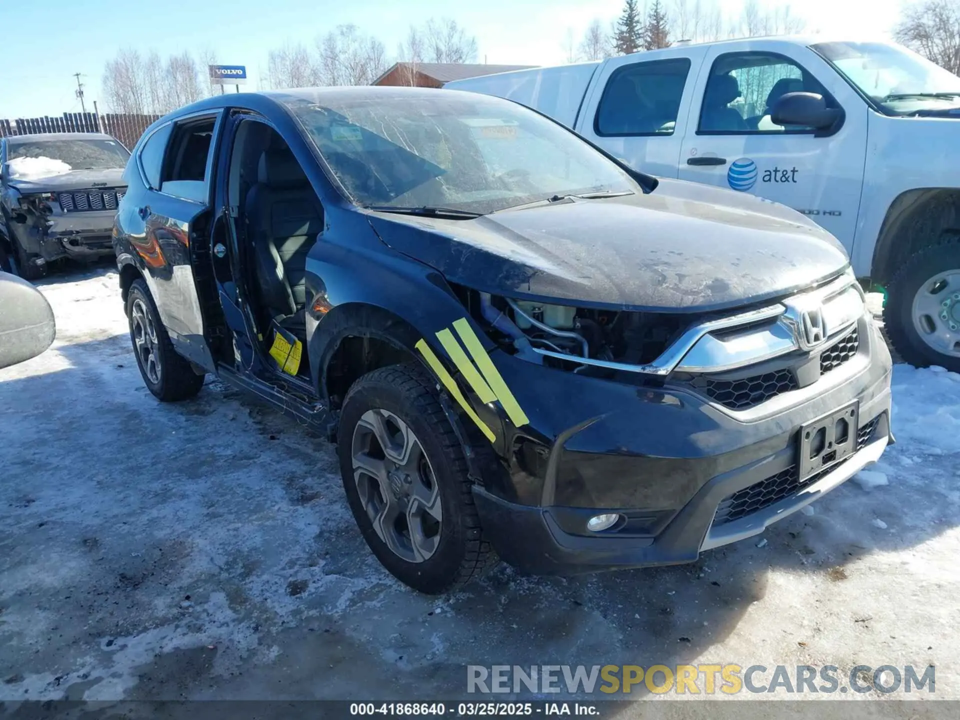 1 fotografías del automóvil dañado 7FARW2H83KE062075 HONDA CR-V 2019