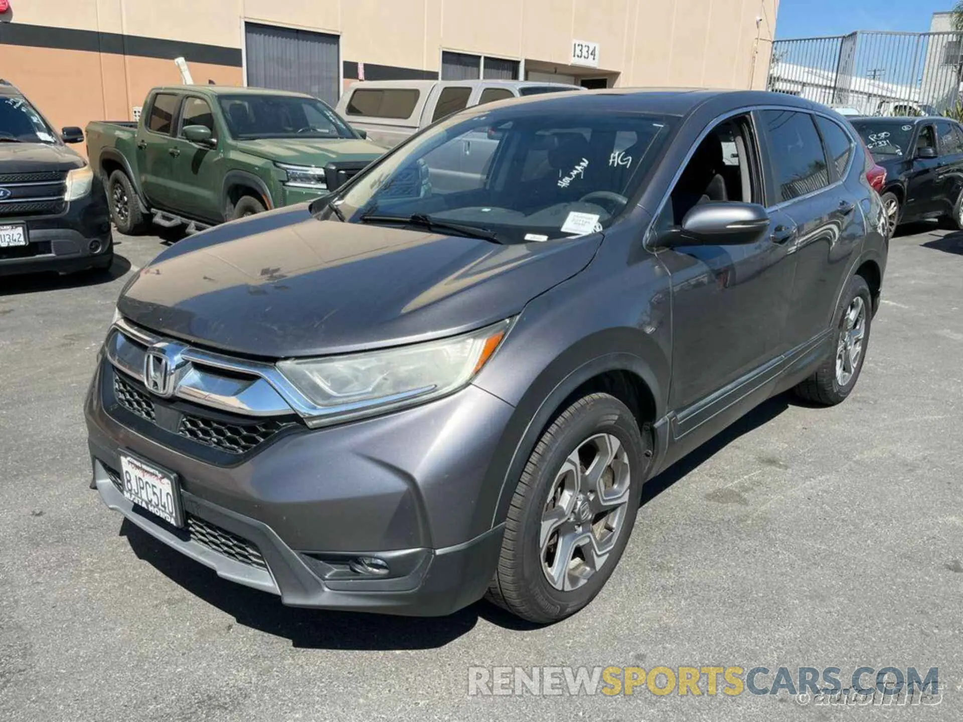 7 fotografías del automóvil dañado JHLRW2H51KX010857 HONDA CR-V 2019