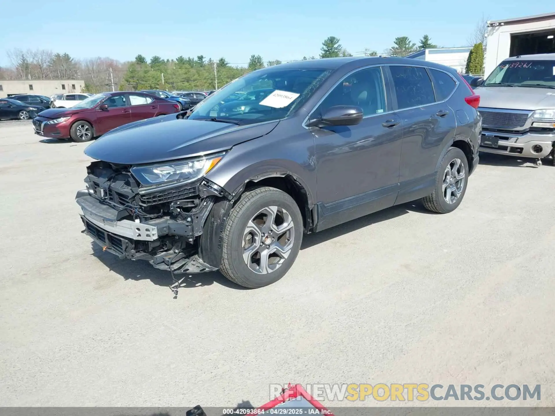 2 fotografías del automóvil dañado JHLRW2H81KX013073 HONDA CR-V 2019