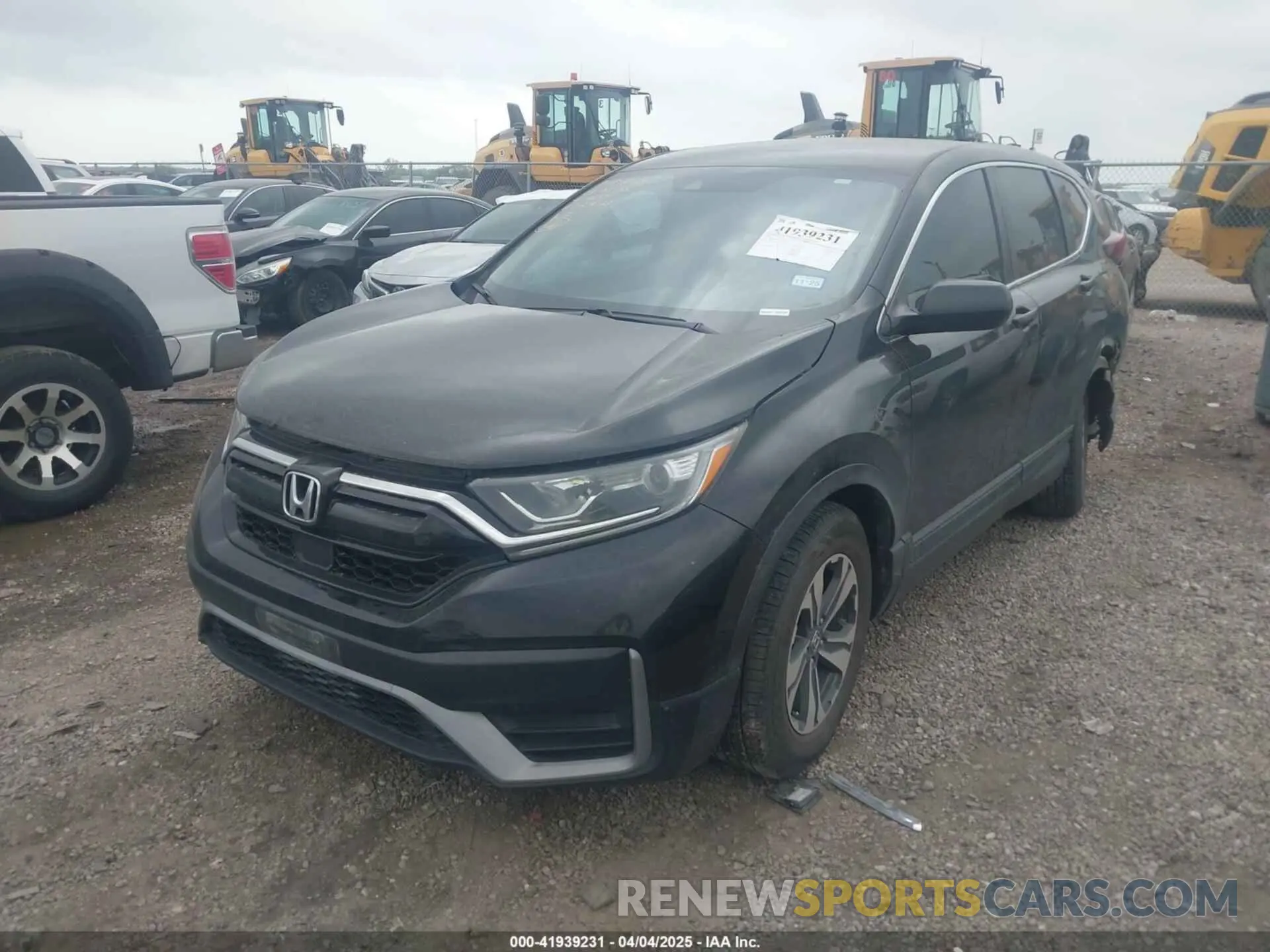 2 fotografías del automóvil dañado 2HKRW1H21LH417717 HONDA CR-V 2020