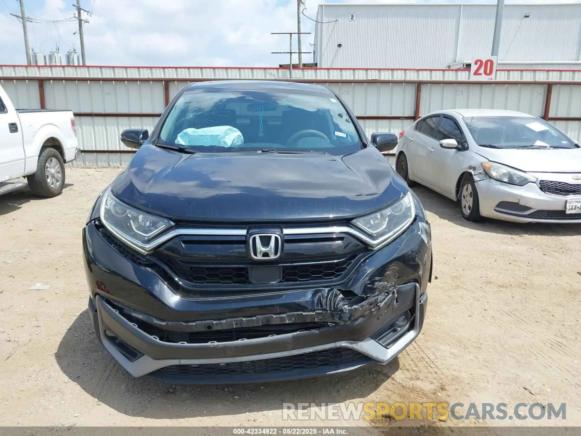 12 fotografías del automóvil dañado 2HKRW1H53LH422413 HONDA CR-V 2020