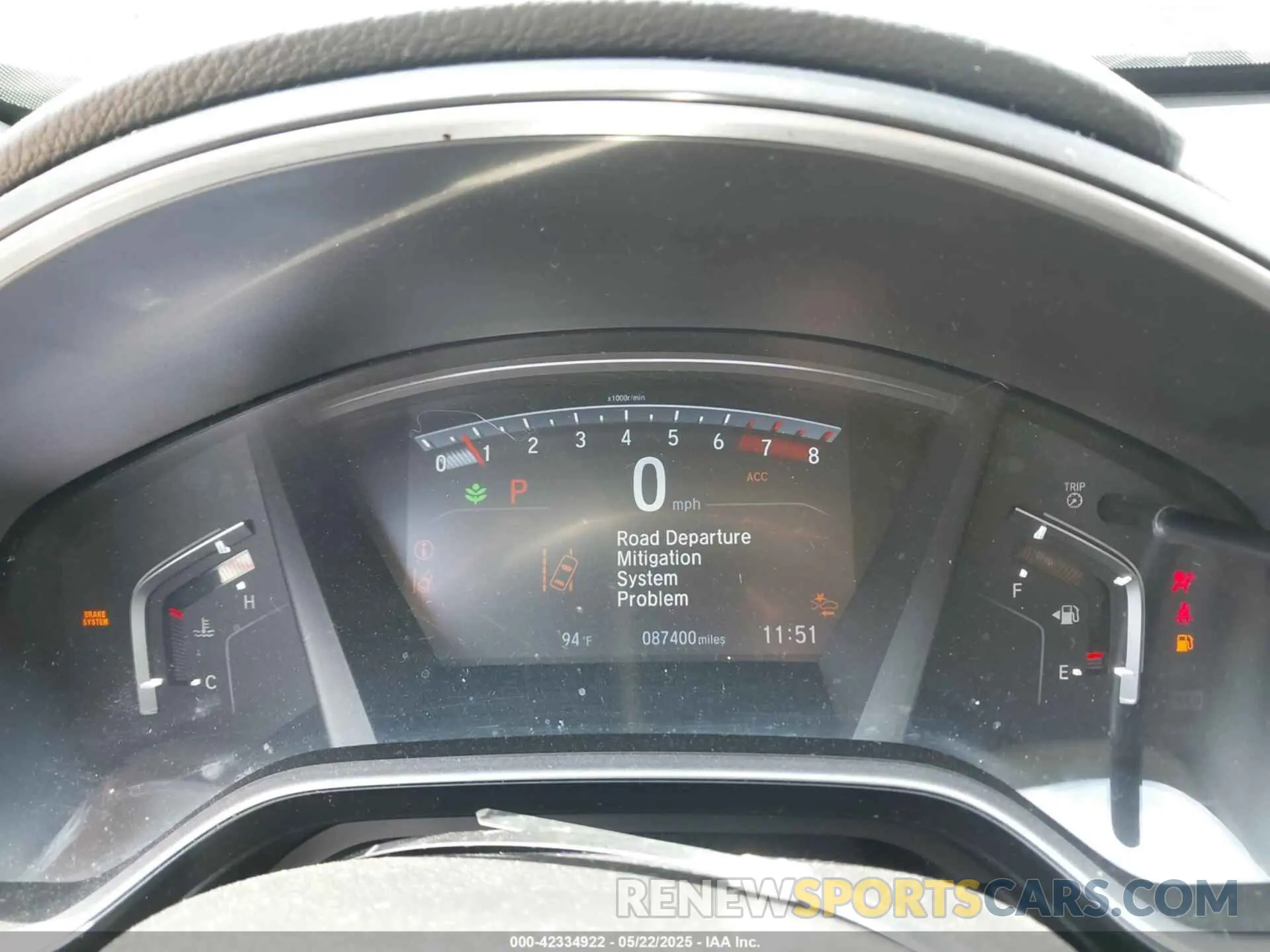 7 fotografías del automóvil dañado 2HKRW1H53LH422413 HONDA CR-V 2020
