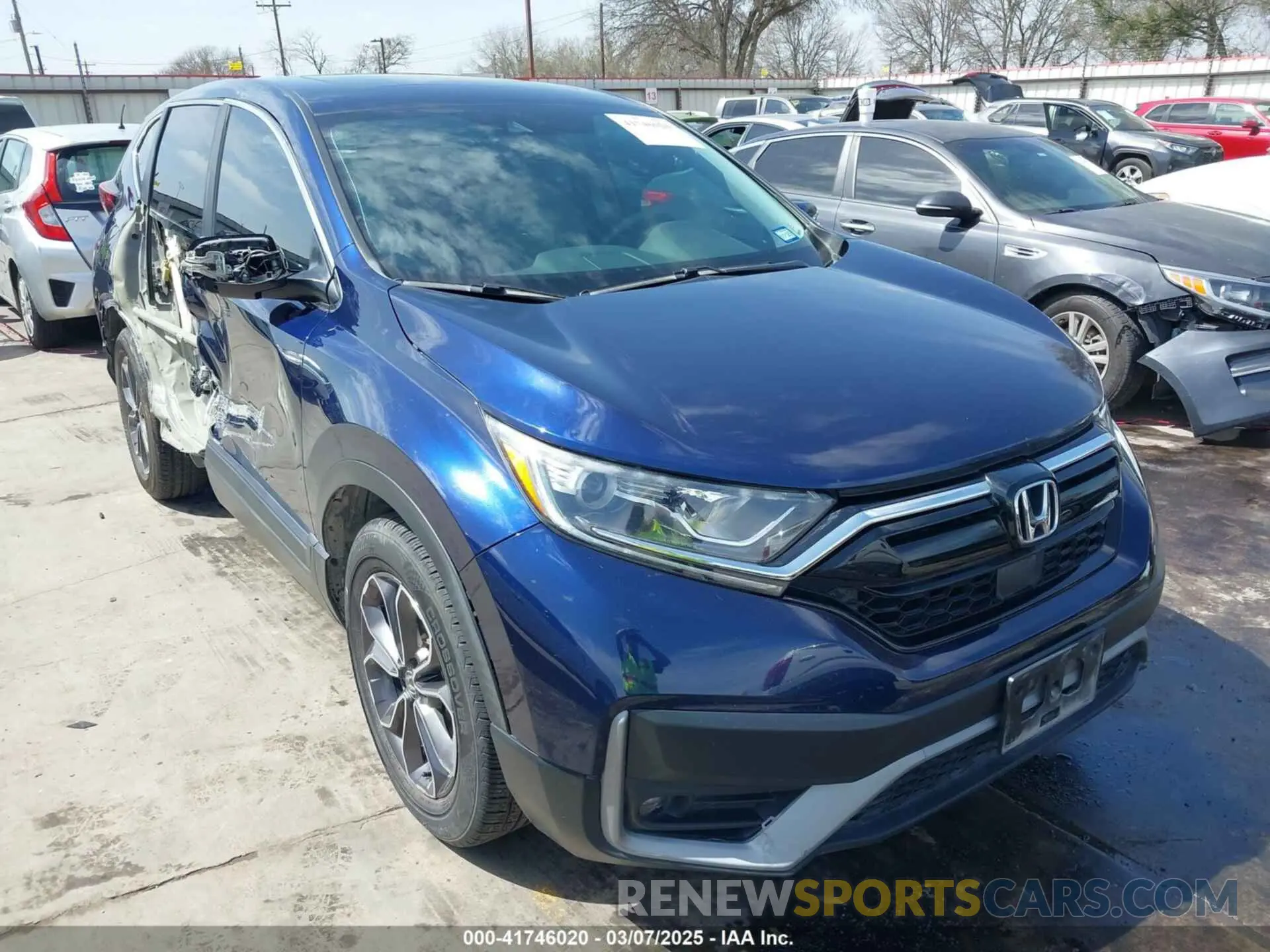 1 fotografías del automóvil dañado 2HKRW1H54LH418645 HONDA CR-V 2020