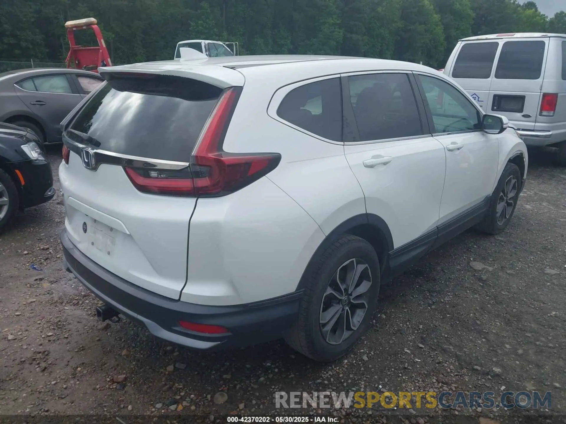4 fotografías del automóvil dañado 2HKRW1H57LH409227 HONDA CR-V 2020