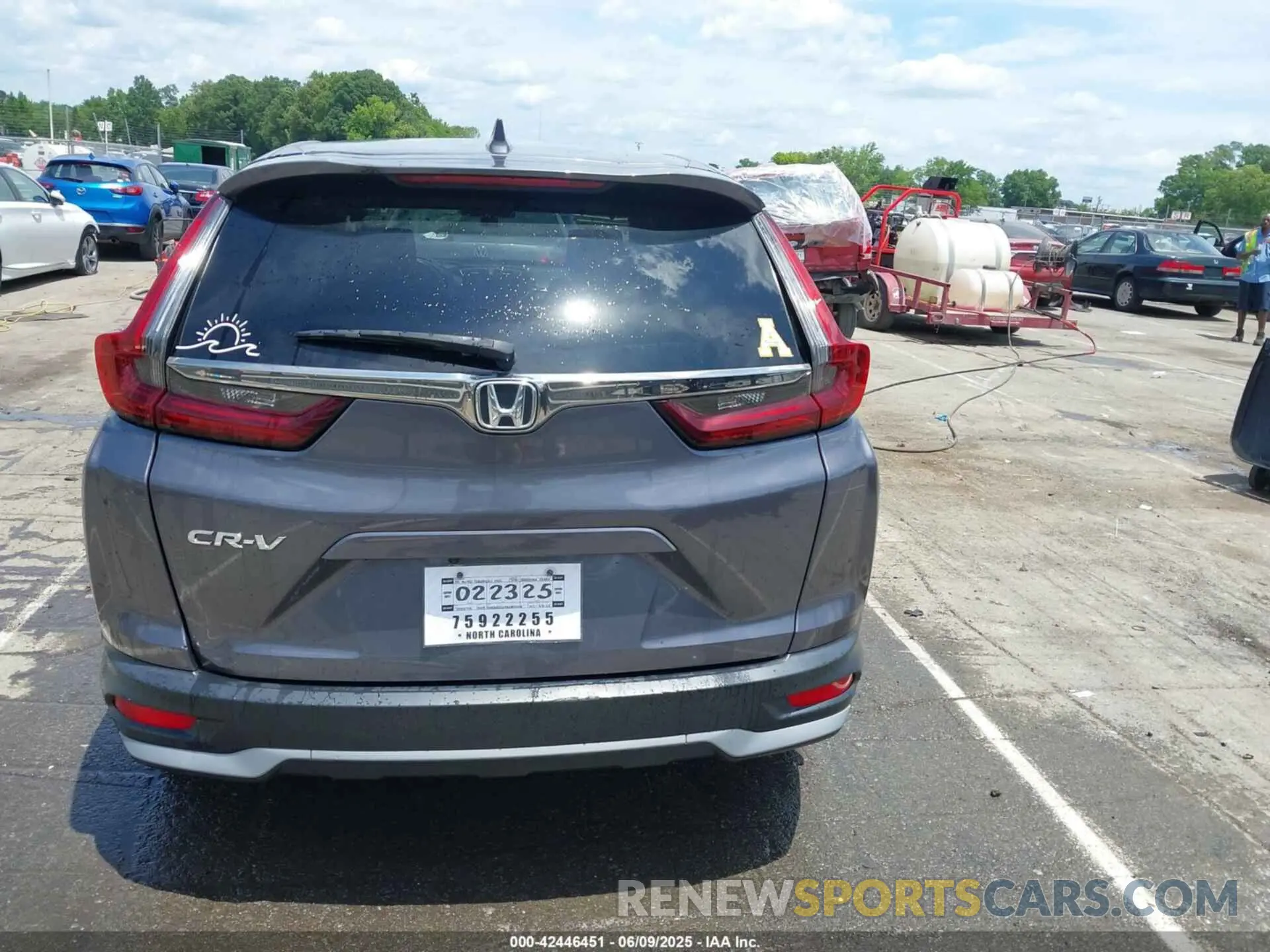 15 fotografías del automóvil dañado 2HKRW1H58LH407583 HONDA CR-V 2020