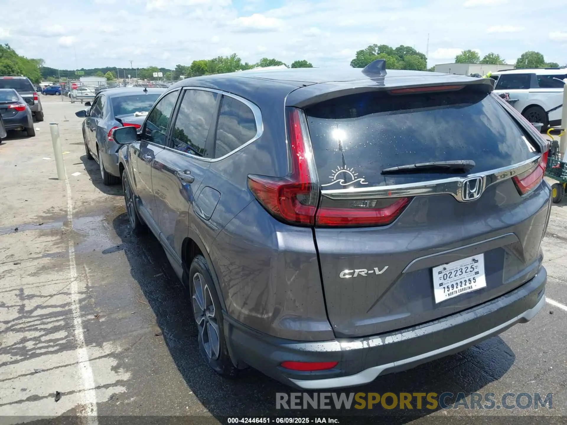 3 fotografías del automóvil dañado 2HKRW1H58LH407583 HONDA CR-V 2020