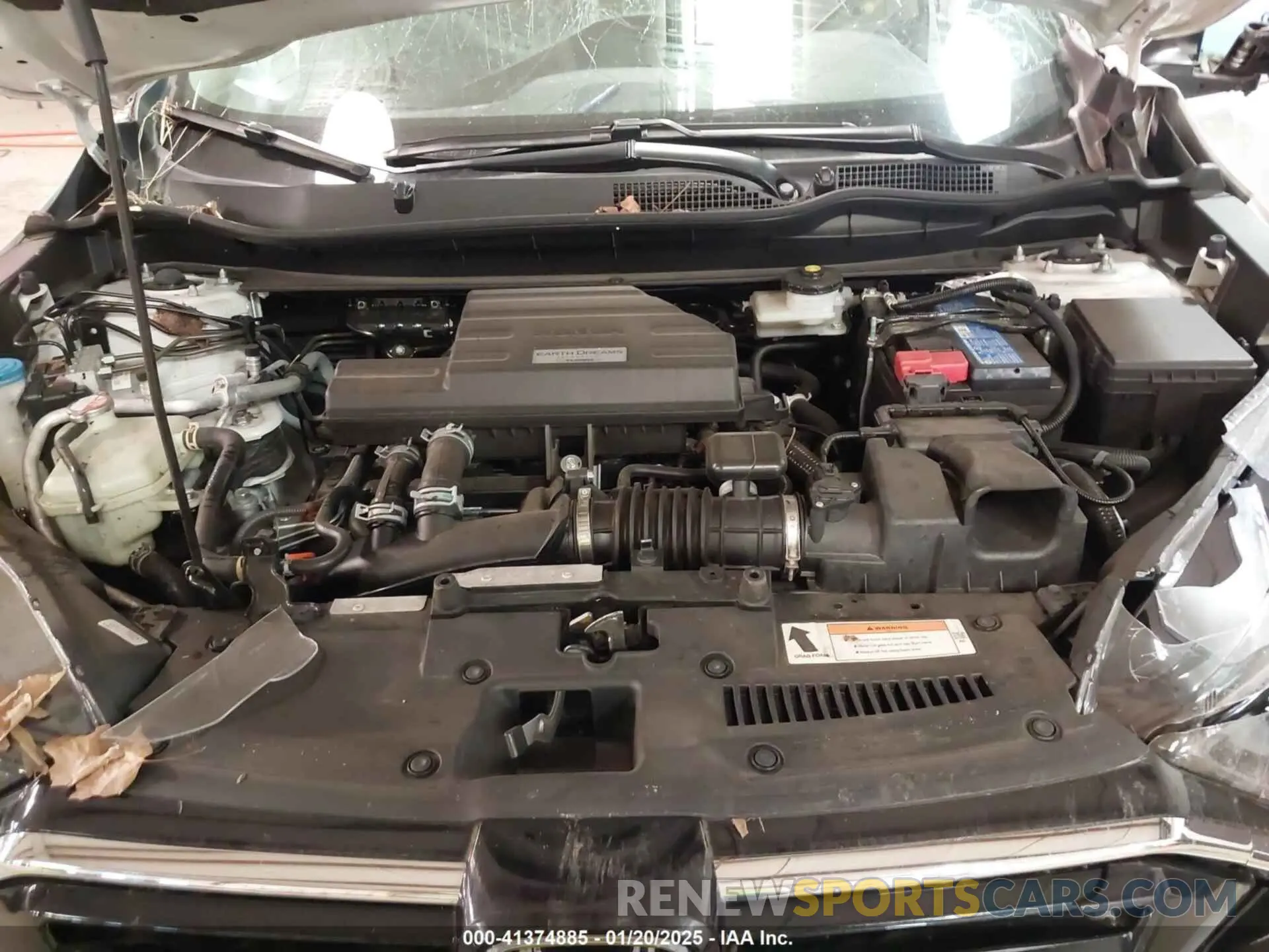 10 fotografías del automóvil dañado 2HKRW1H59LH414140 HONDA CR-V 2020