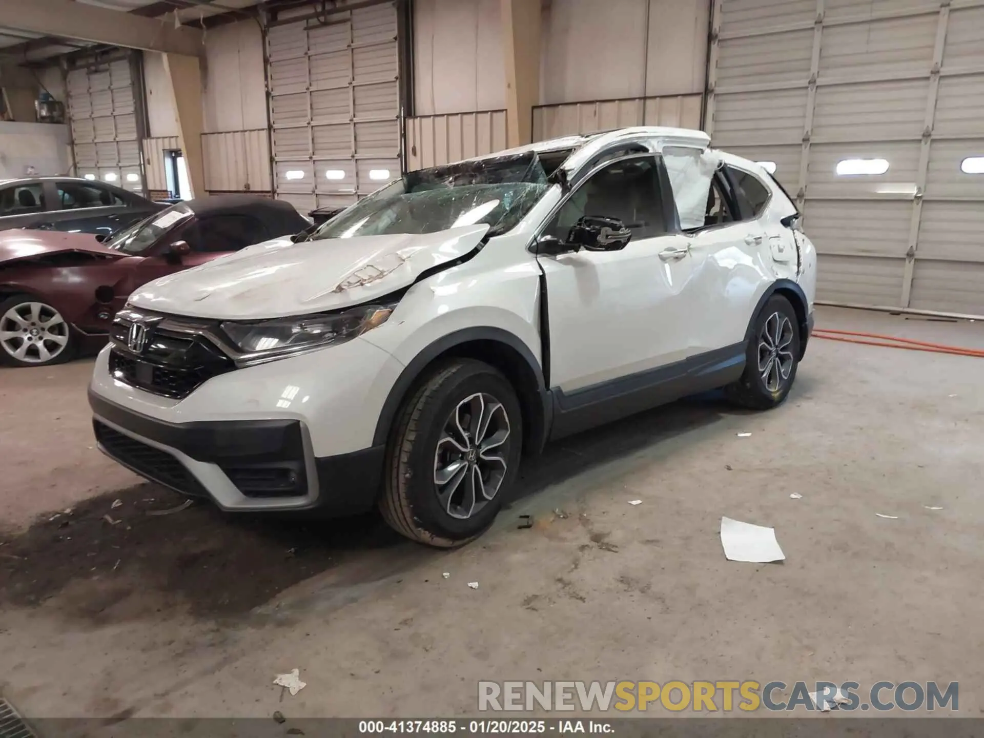 2 fotografías del automóvil dañado 2HKRW1H59LH414140 HONDA CR-V 2020