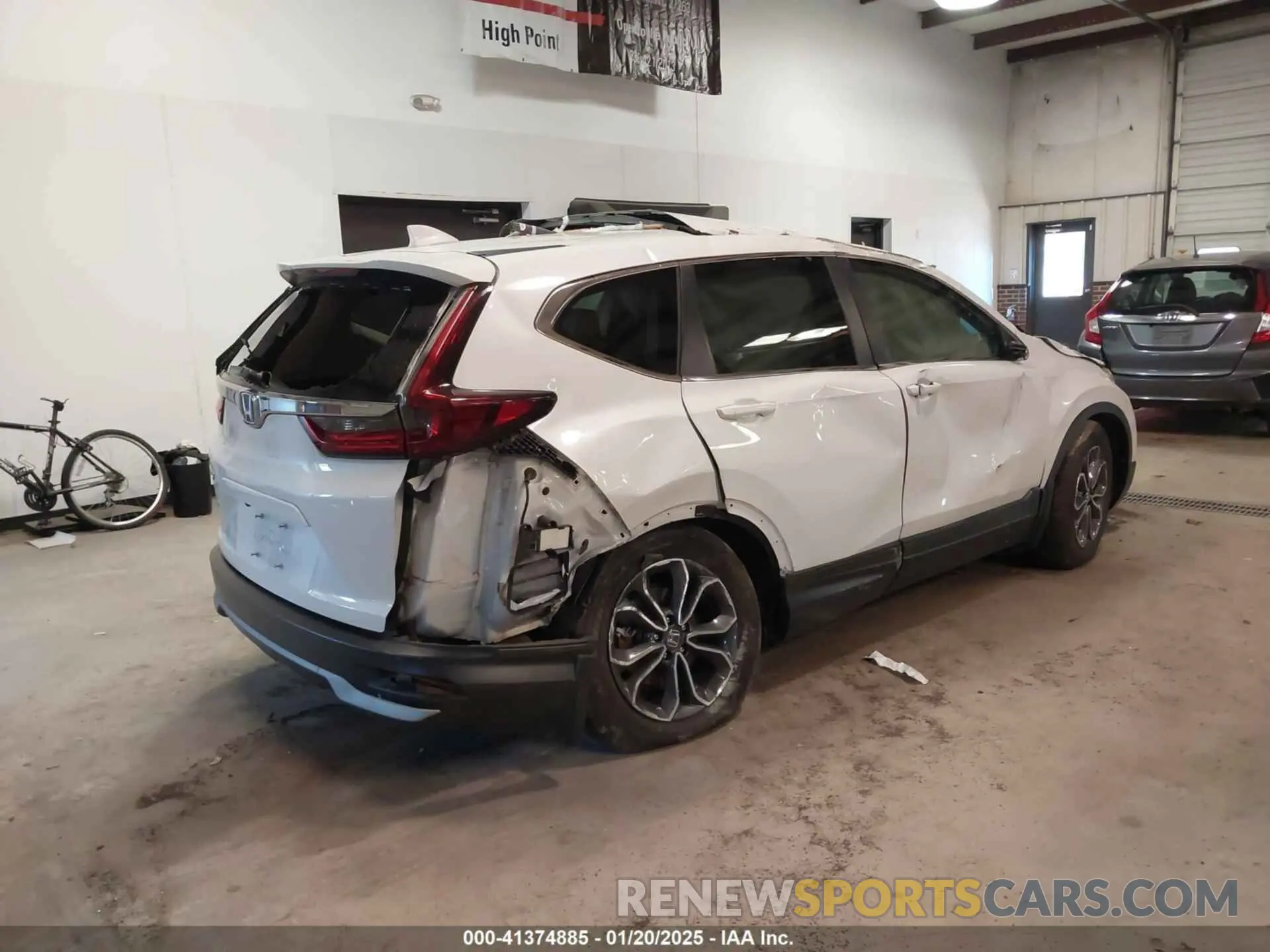 4 fotografías del automóvil dañado 2HKRW1H59LH414140 HONDA CR-V 2020