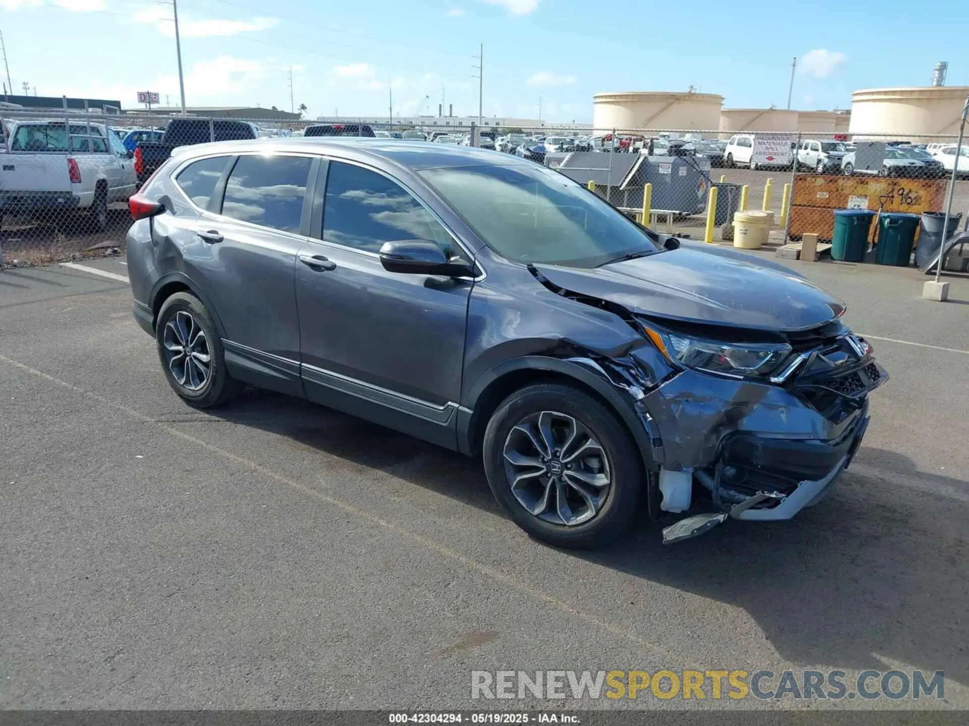 1 fotografías del automóvil dañado 2HKRW1H82LH418332 HONDA CR-V 2020