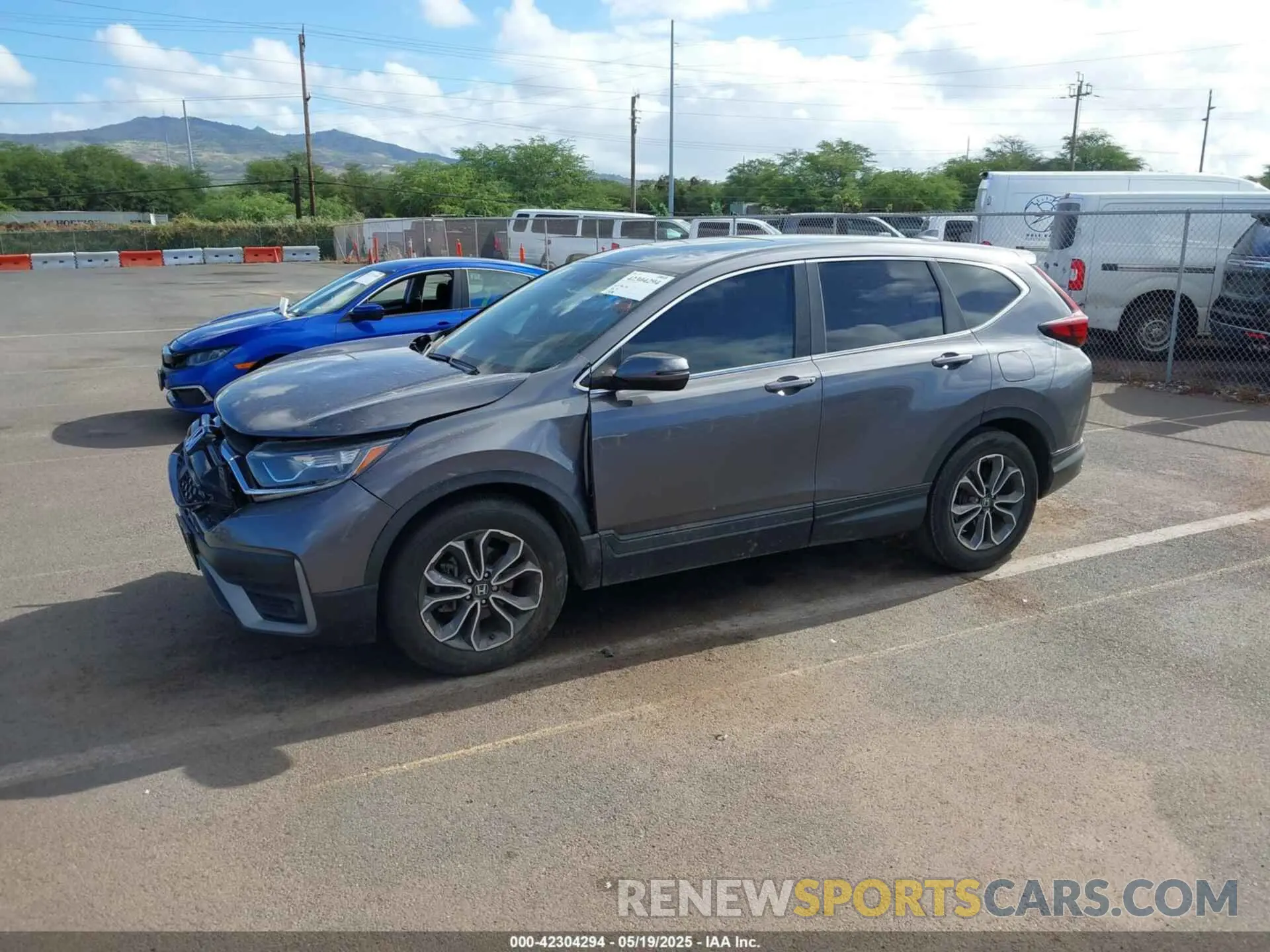 2 fotografías del automóvil dañado 2HKRW1H82LH418332 HONDA CR-V 2020