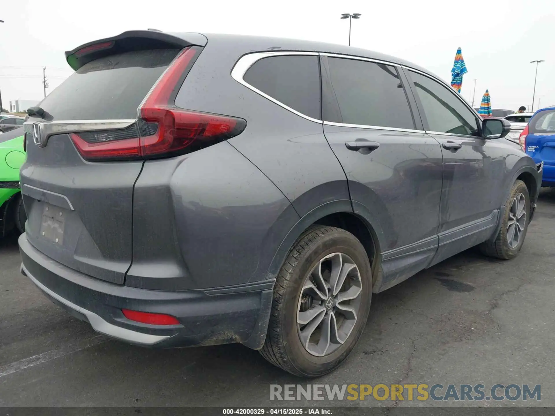 4 fotografías del automóvil dañado 2HKRW1H86LH420097 HONDA CR-V 2020