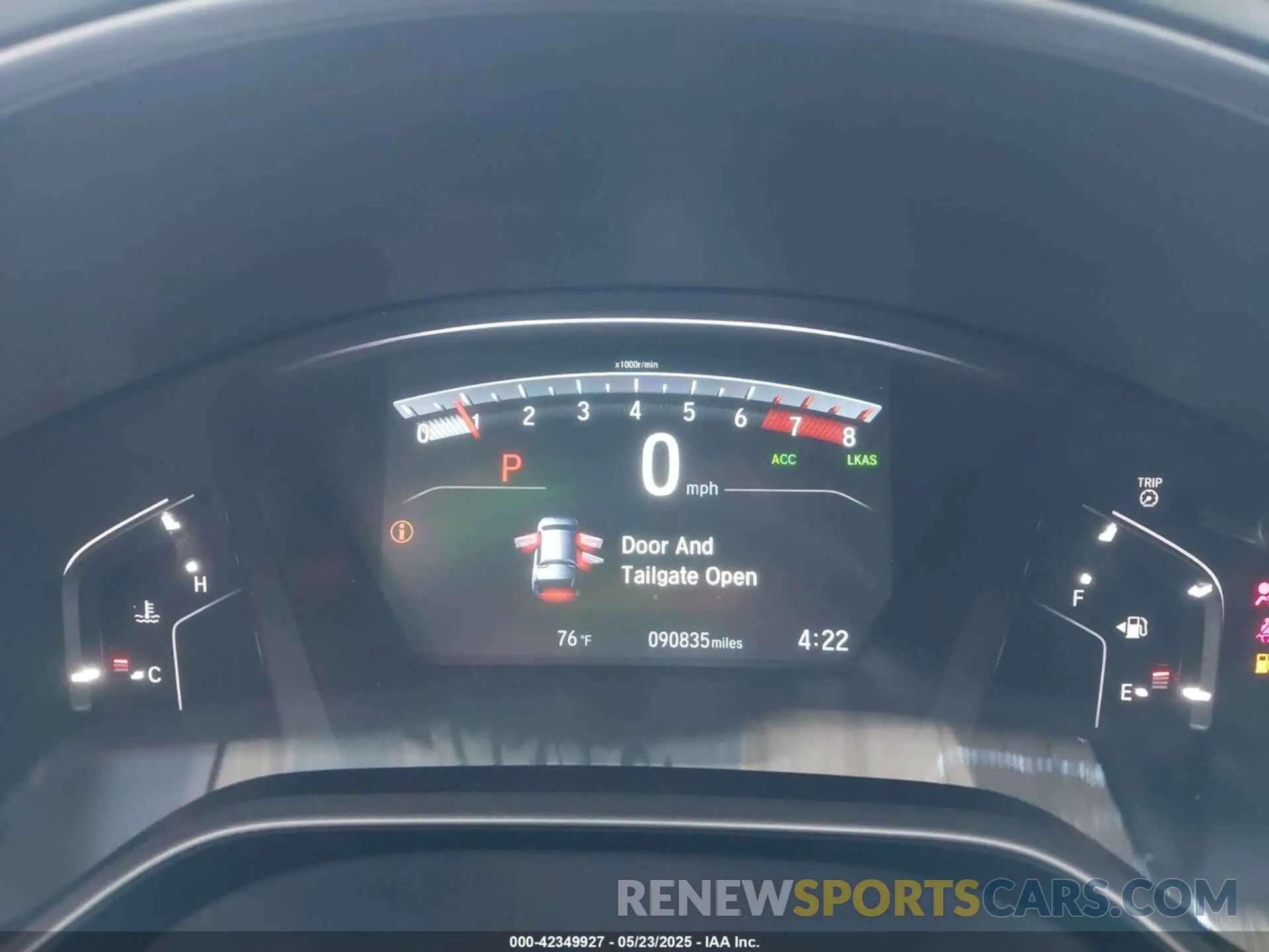 7 fotografías del automóvil dañado 2HKRW1H87LH420741 HONDA CR-V 2020