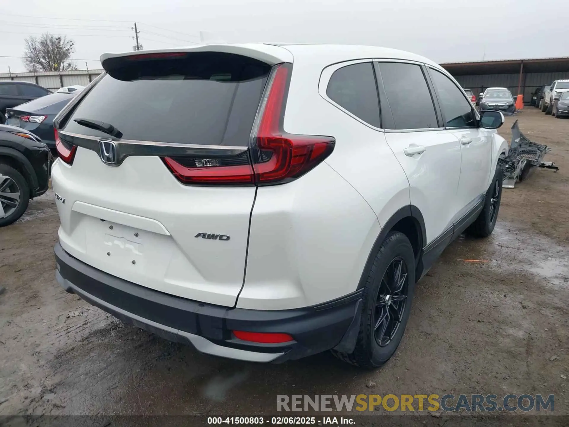 4 fotografías del automóvil dañado 2HKRW2H20LH211066 HONDA CR-V 2020