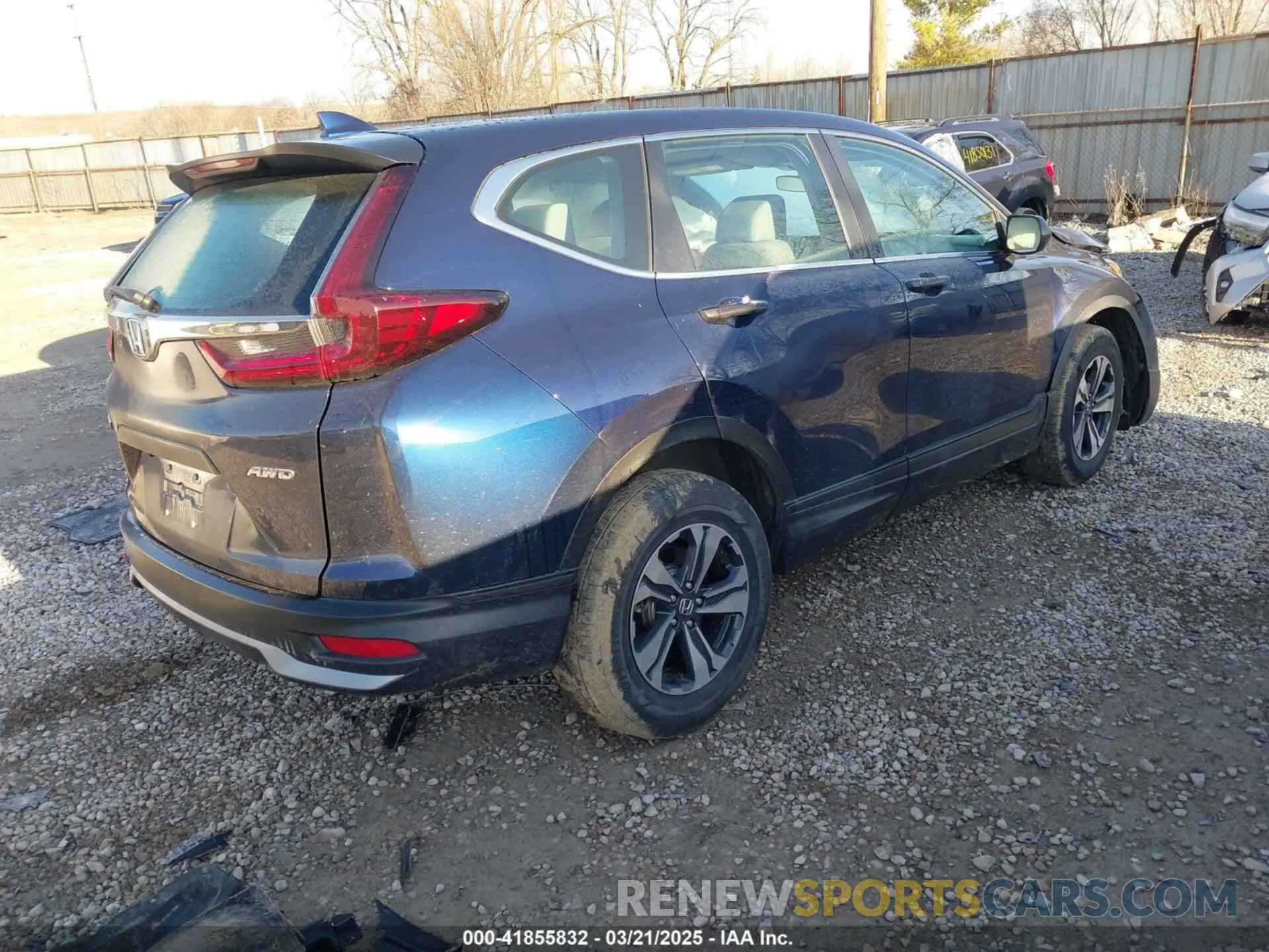 4 fotografías del automóvil dañado 2HKRW2H23LH632375 HONDA CR-V 2020