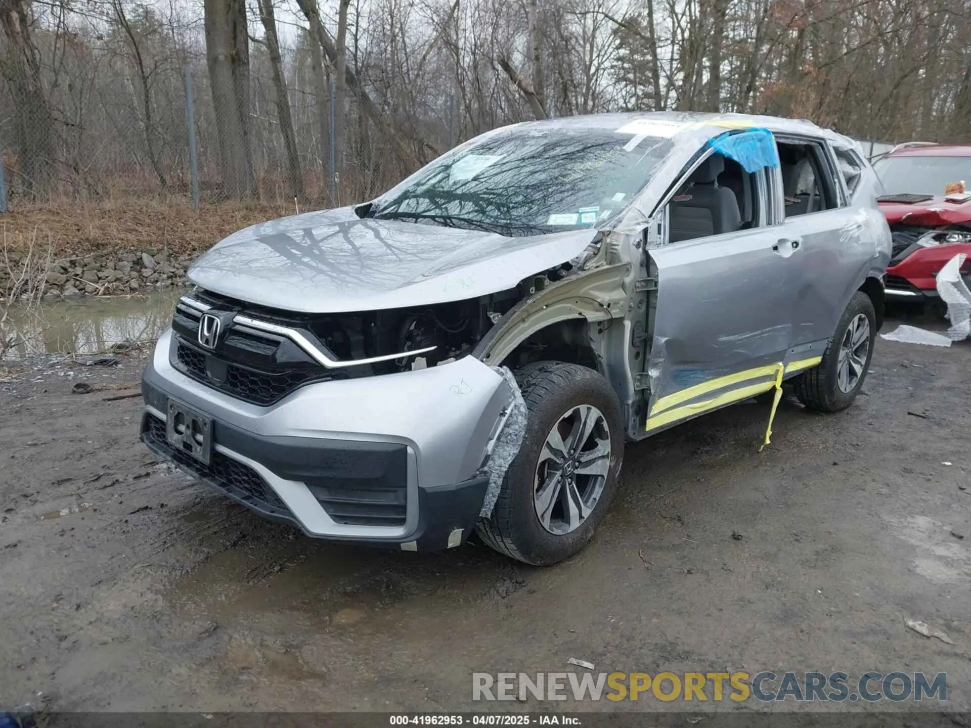 2 fotografías del automóvil dañado 2HKRW2H23LH663951 HONDA CR-V 2020