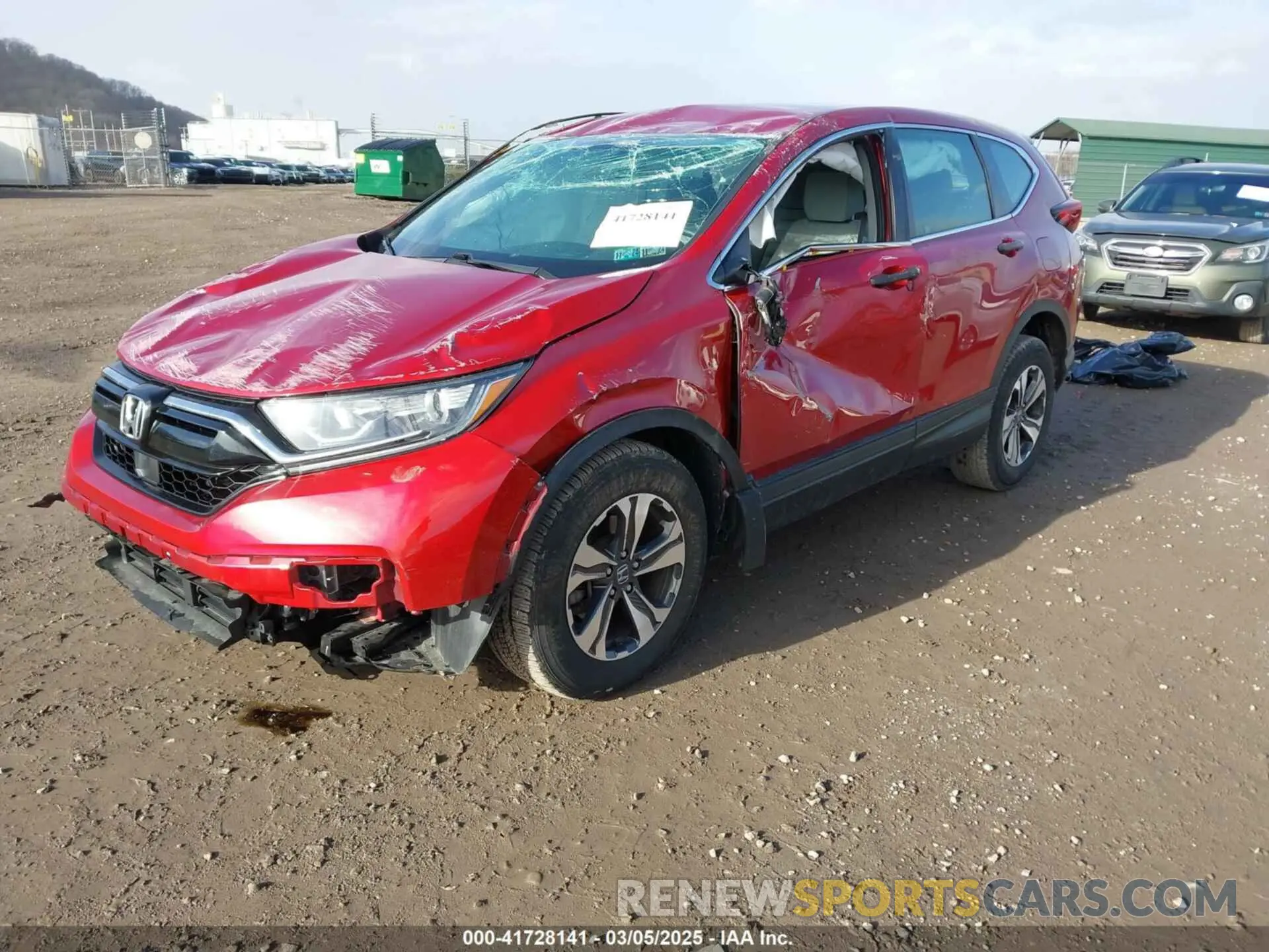 2 fotografías del automóvil dañado 2HKRW2H24LH621966 HONDA CR-V 2020