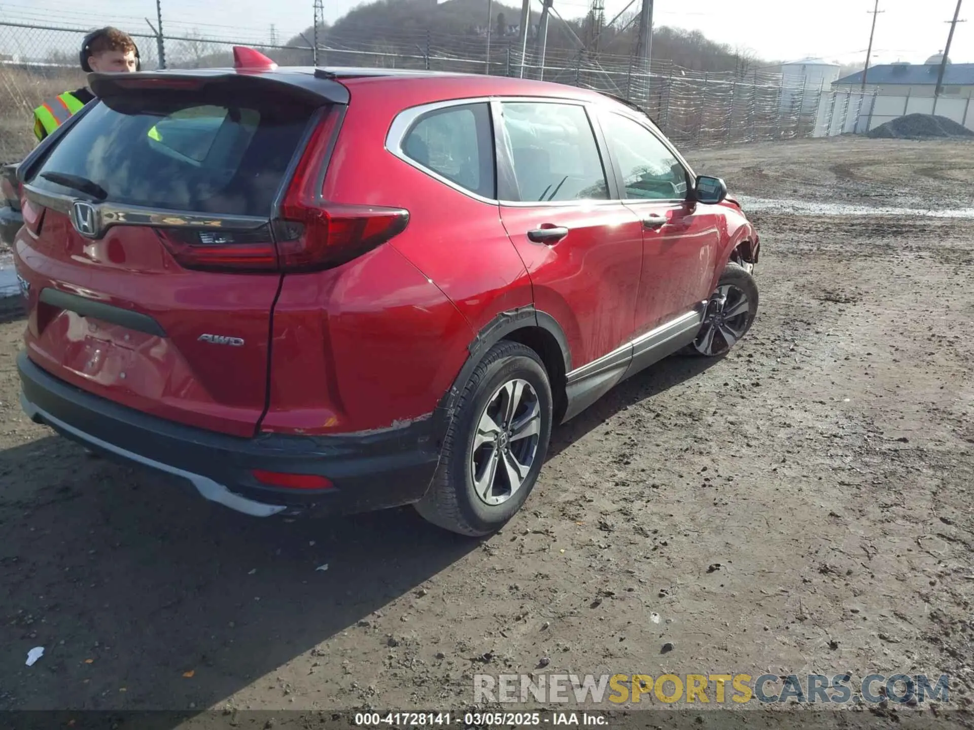 4 fotografías del automóvil dañado 2HKRW2H24LH621966 HONDA CR-V 2020