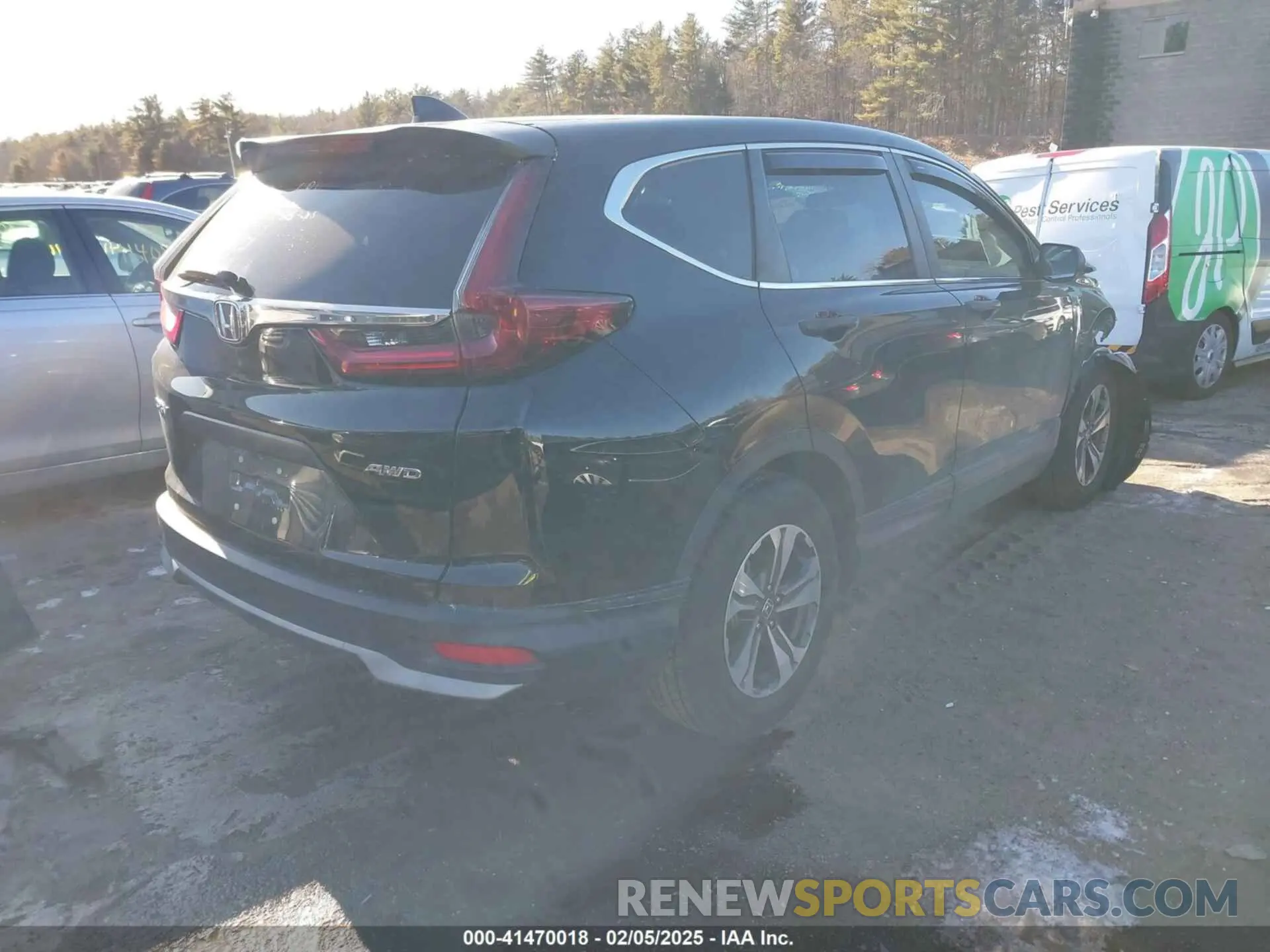4 fotografías del automóvil dañado 2HKRW2H26LH653866 HONDA CR-V 2020