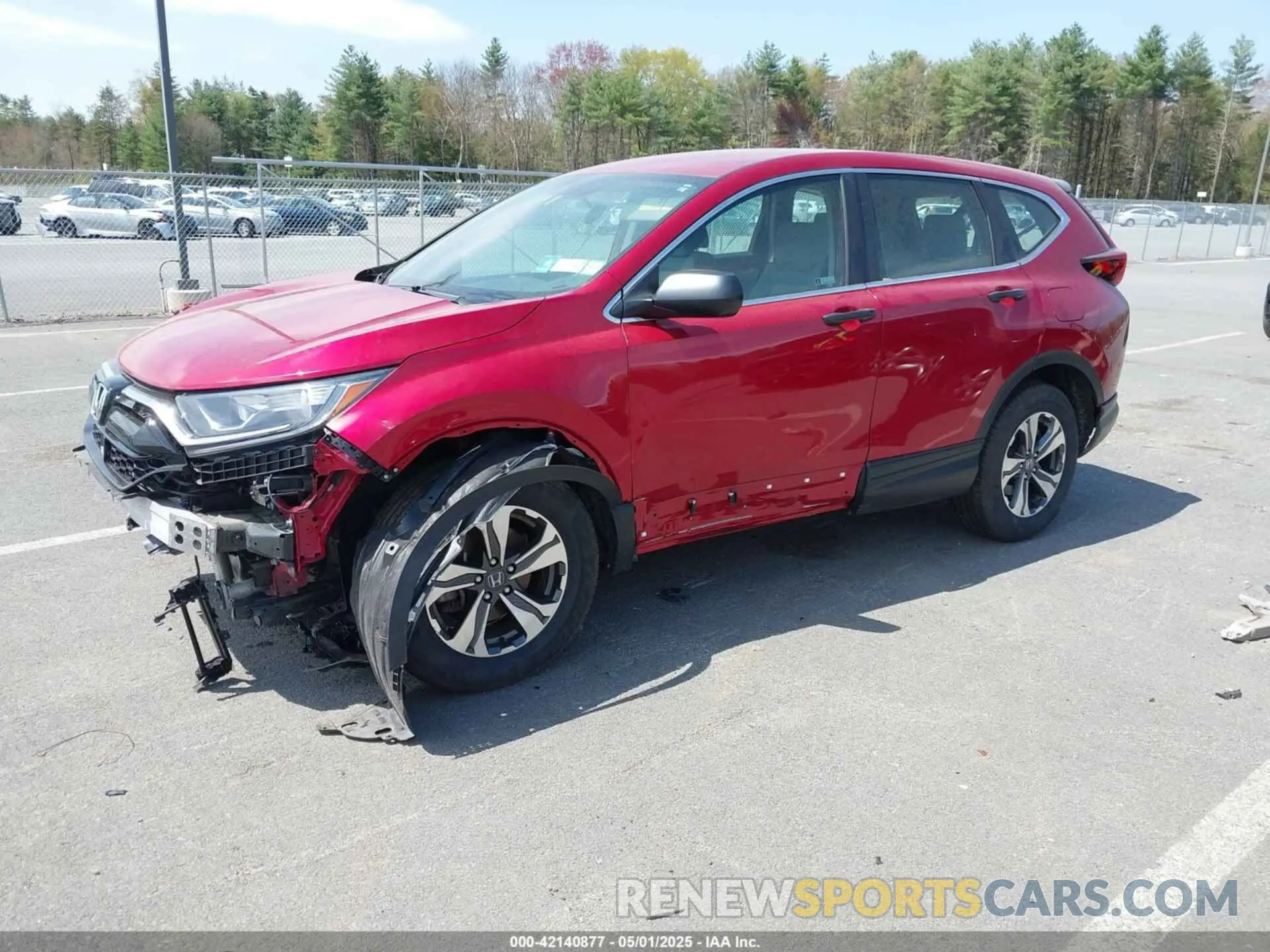 2 fotografías del automóvil dañado 2HKRW2H2XLH621082 HONDA CR-V 2020