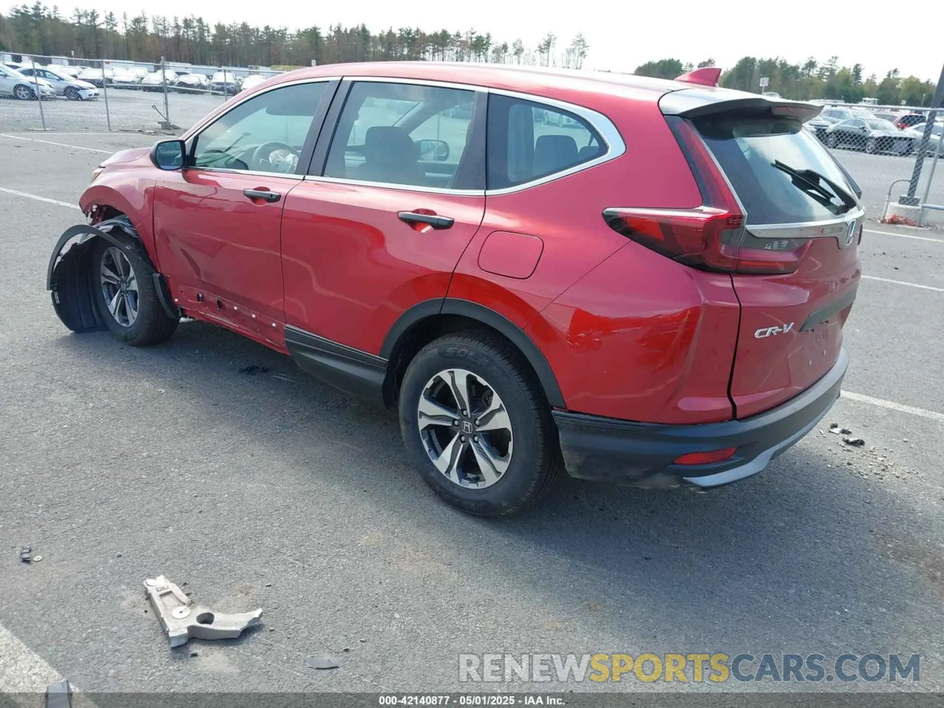 3 fotografías del automóvil dañado 2HKRW2H2XLH621082 HONDA CR-V 2020
