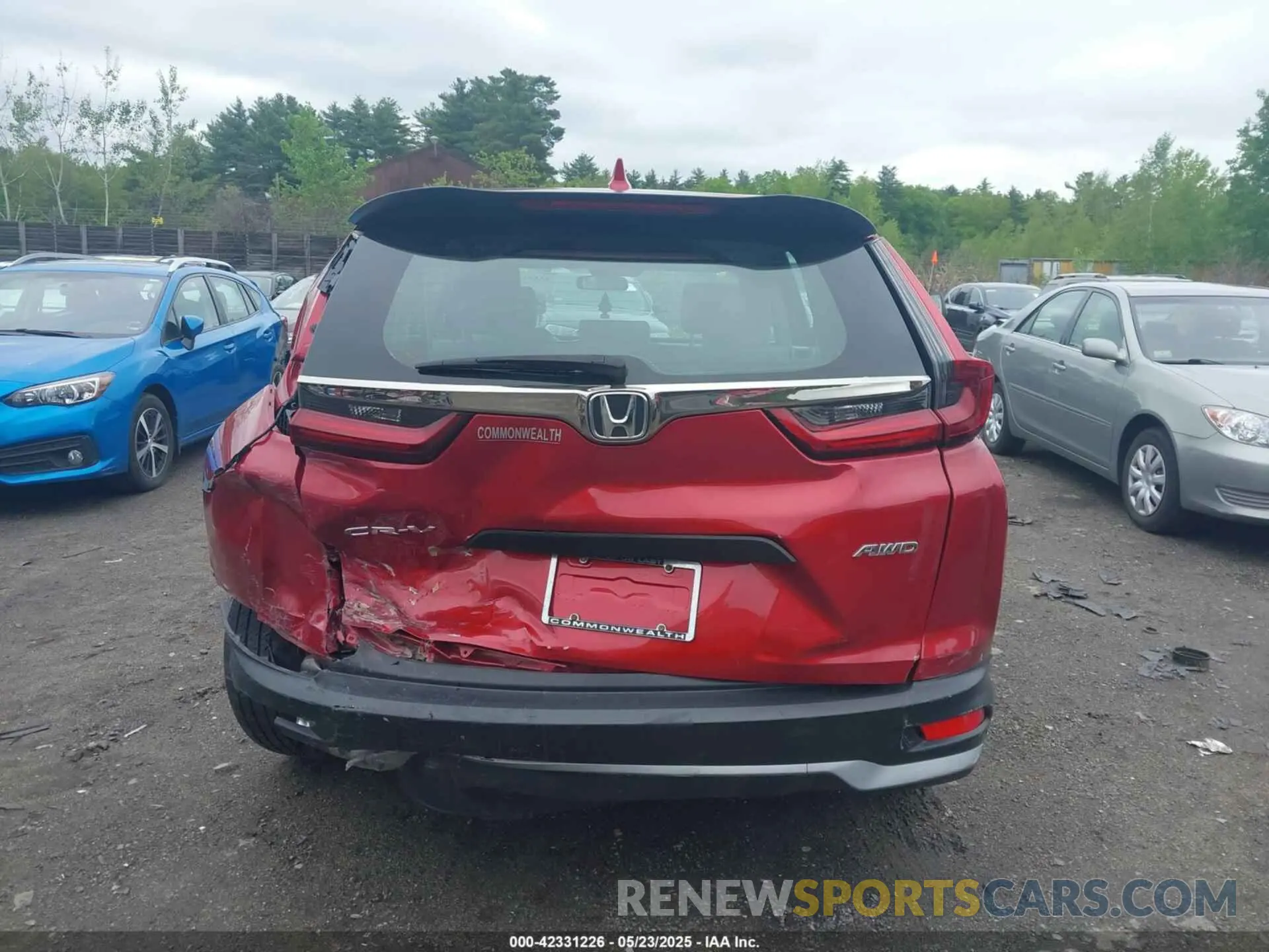 16 fotografías del automóvil dañado 2HKRW2H2XLH649951 HONDA CR-V 2020