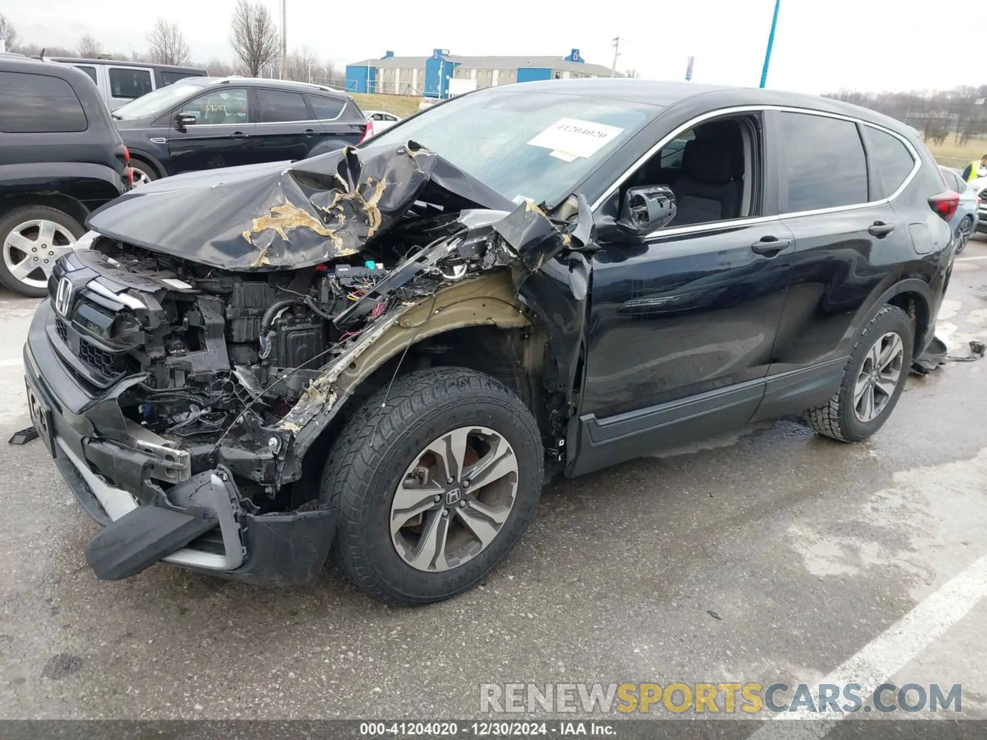 2 fotografías del automóvil dañado 2HKRW2H2XLH671349 HONDA CR-V 2020