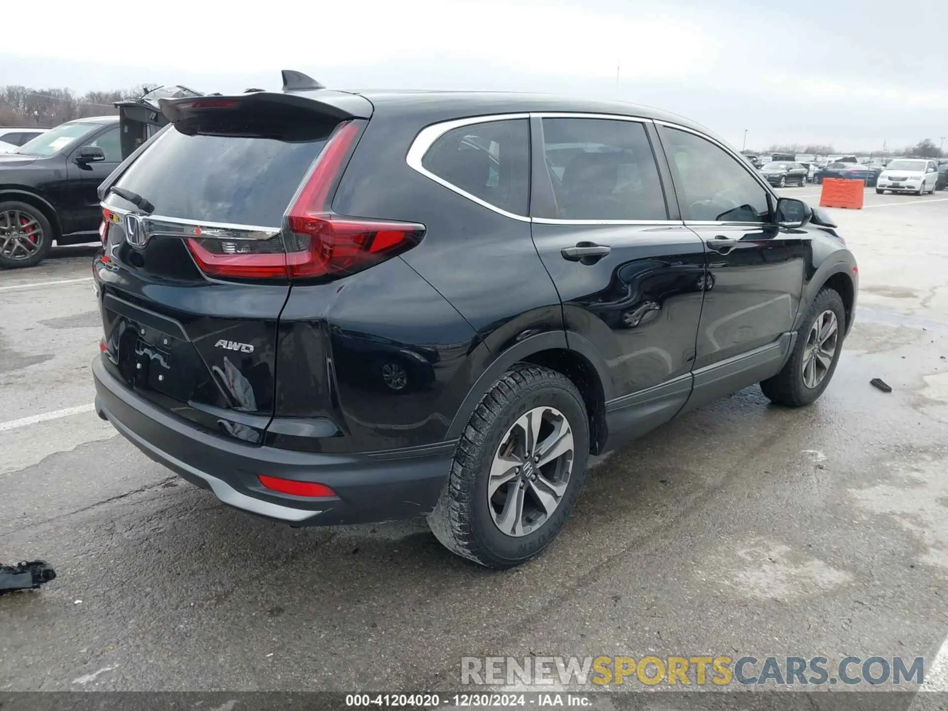 4 fotografías del automóvil dañado 2HKRW2H2XLH671349 HONDA CR-V 2020