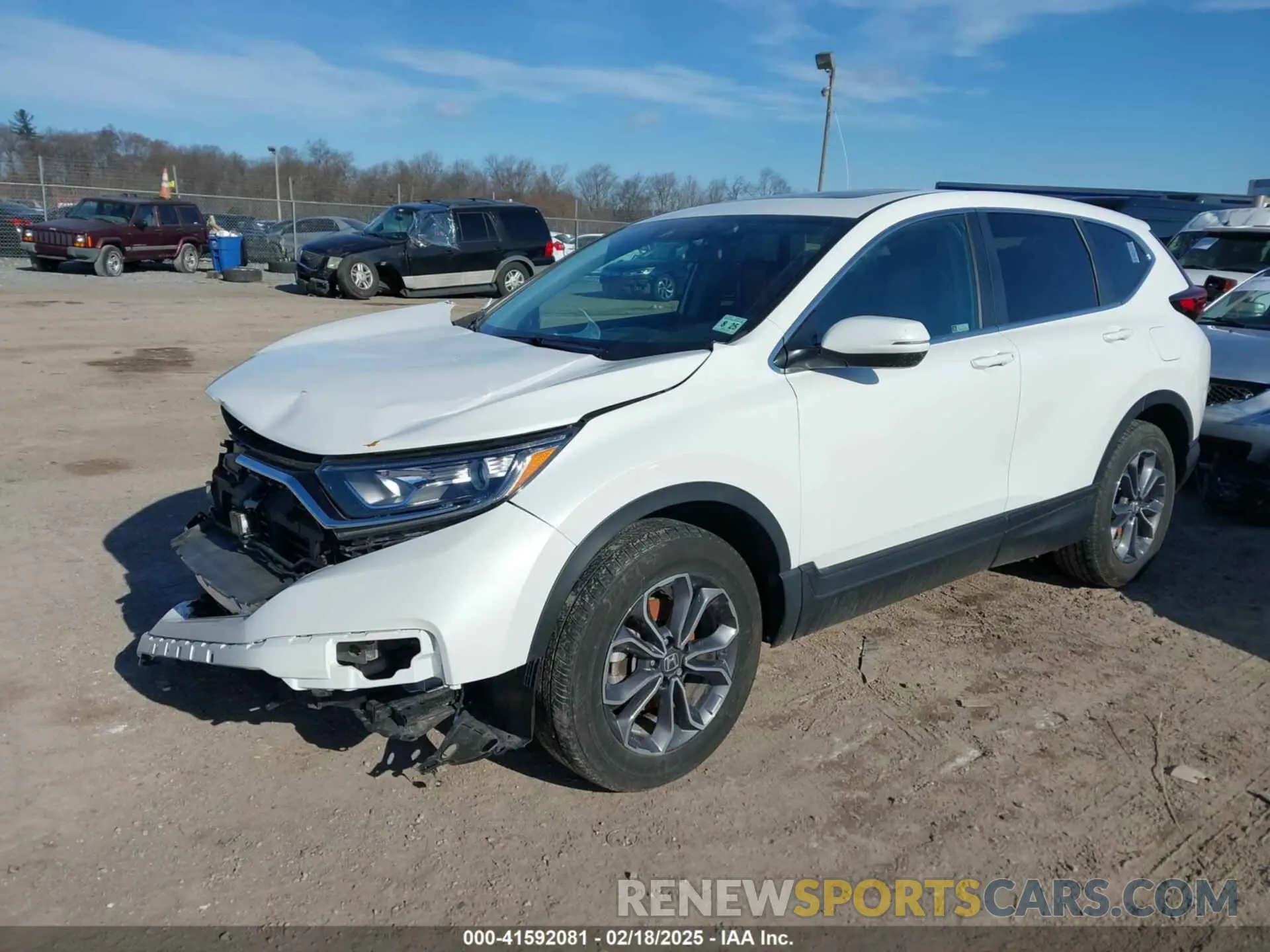 2 fotografías del automóvil dañado 2HKRW2H51LH662968 HONDA CR-V 2020