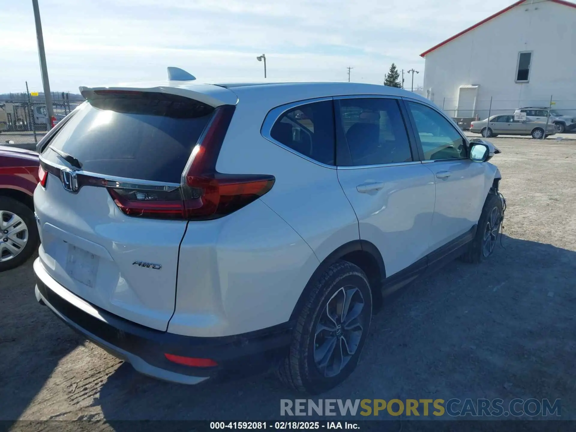 4 fotografías del automóvil dañado 2HKRW2H51LH662968 HONDA CR-V 2020
