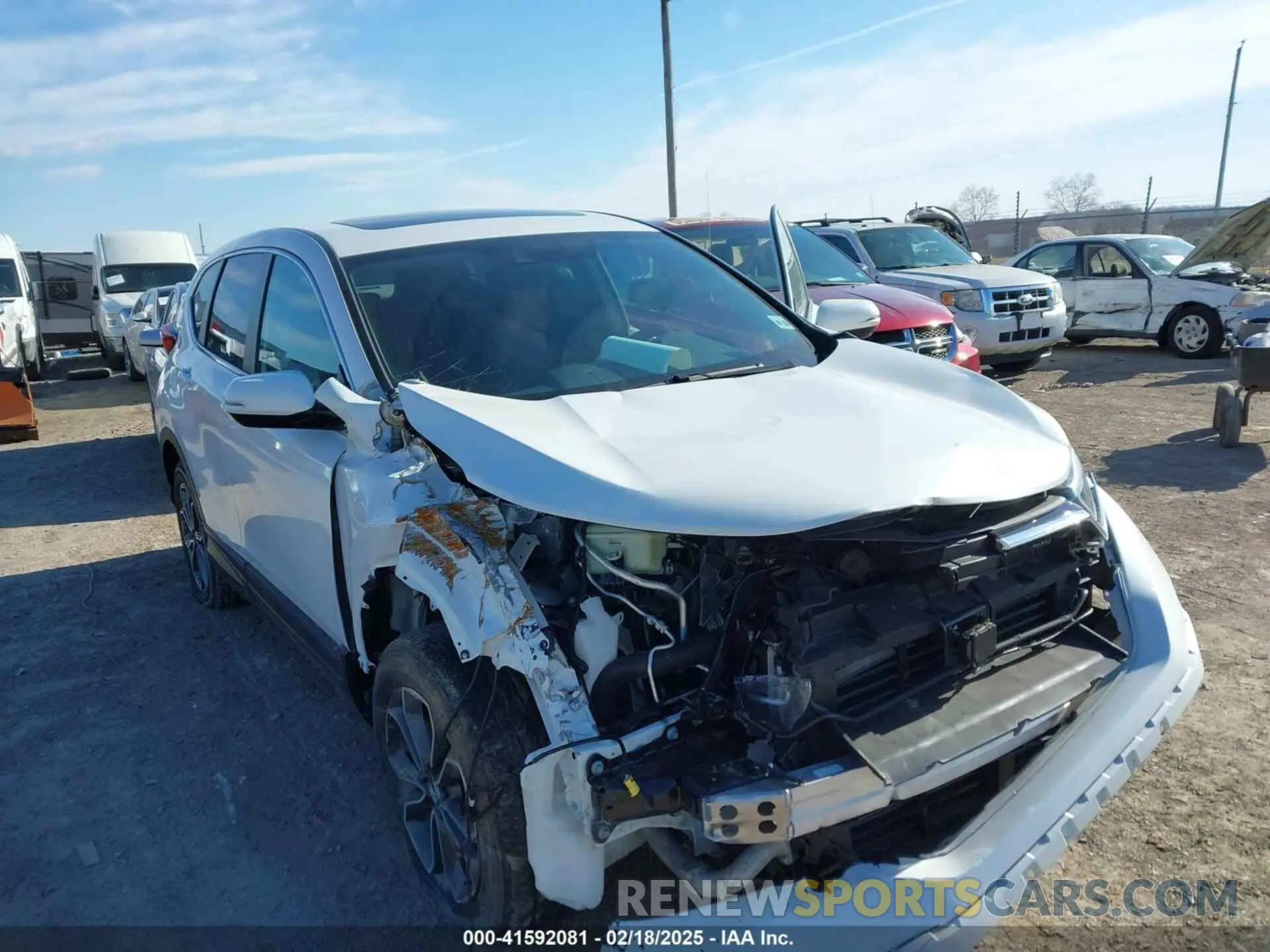 6 fotografías del automóvil dañado 2HKRW2H51LH662968 HONDA CR-V 2020