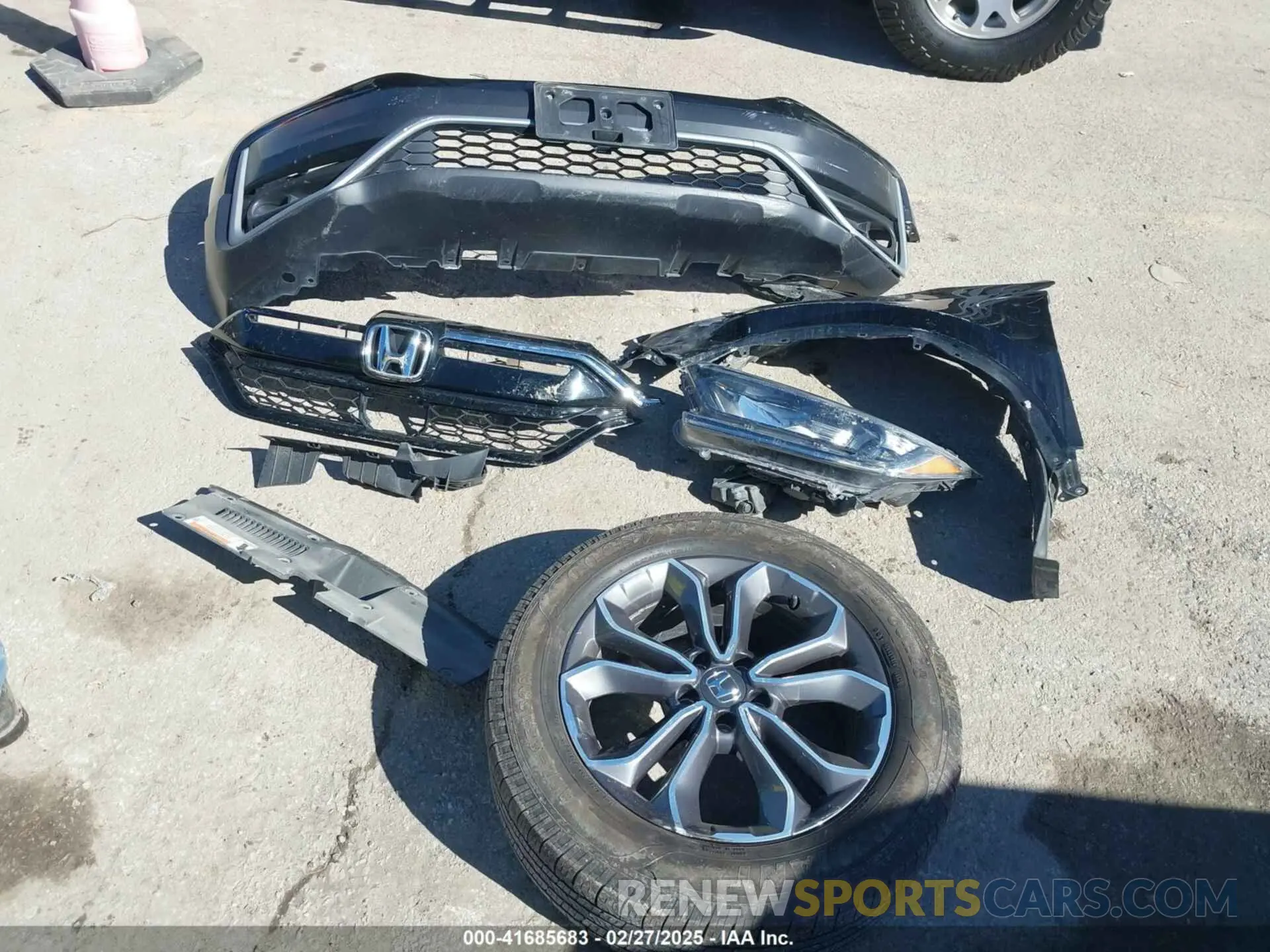 12 fotografías del automóvil dañado 2HKRW2H53LH651695 HONDA CR-V 2020