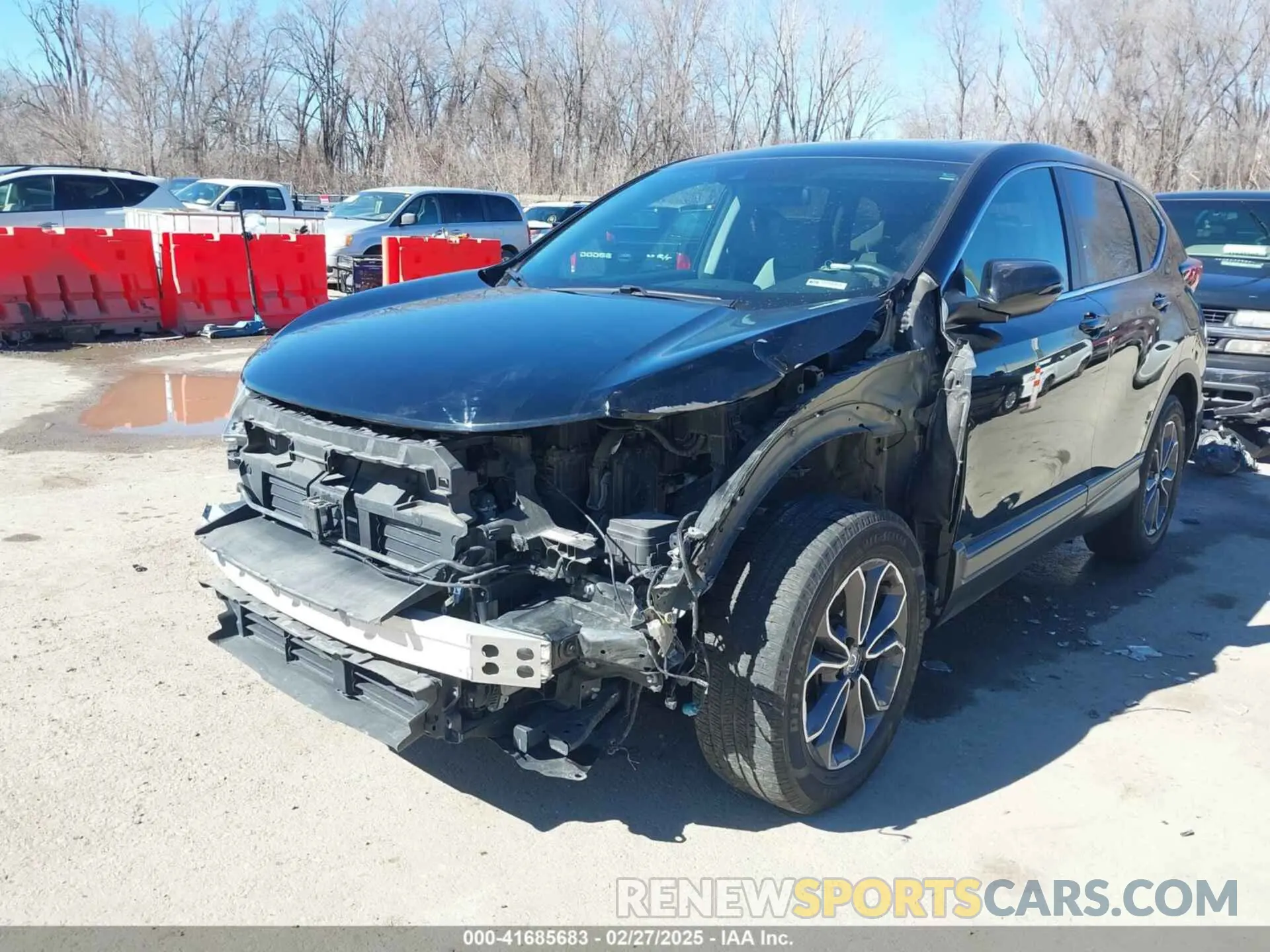 2 fotografías del automóvil dañado 2HKRW2H53LH651695 HONDA CR-V 2020