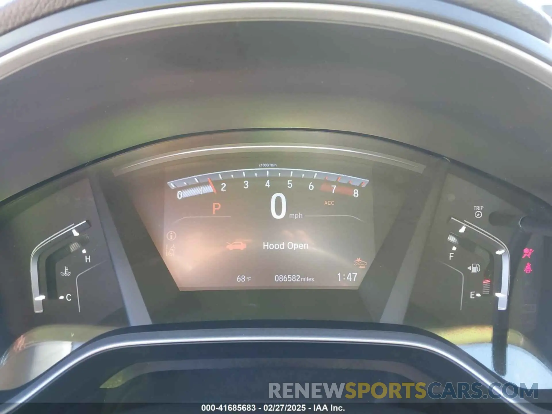 7 fotografías del automóvil dañado 2HKRW2H53LH651695 HONDA CR-V 2020