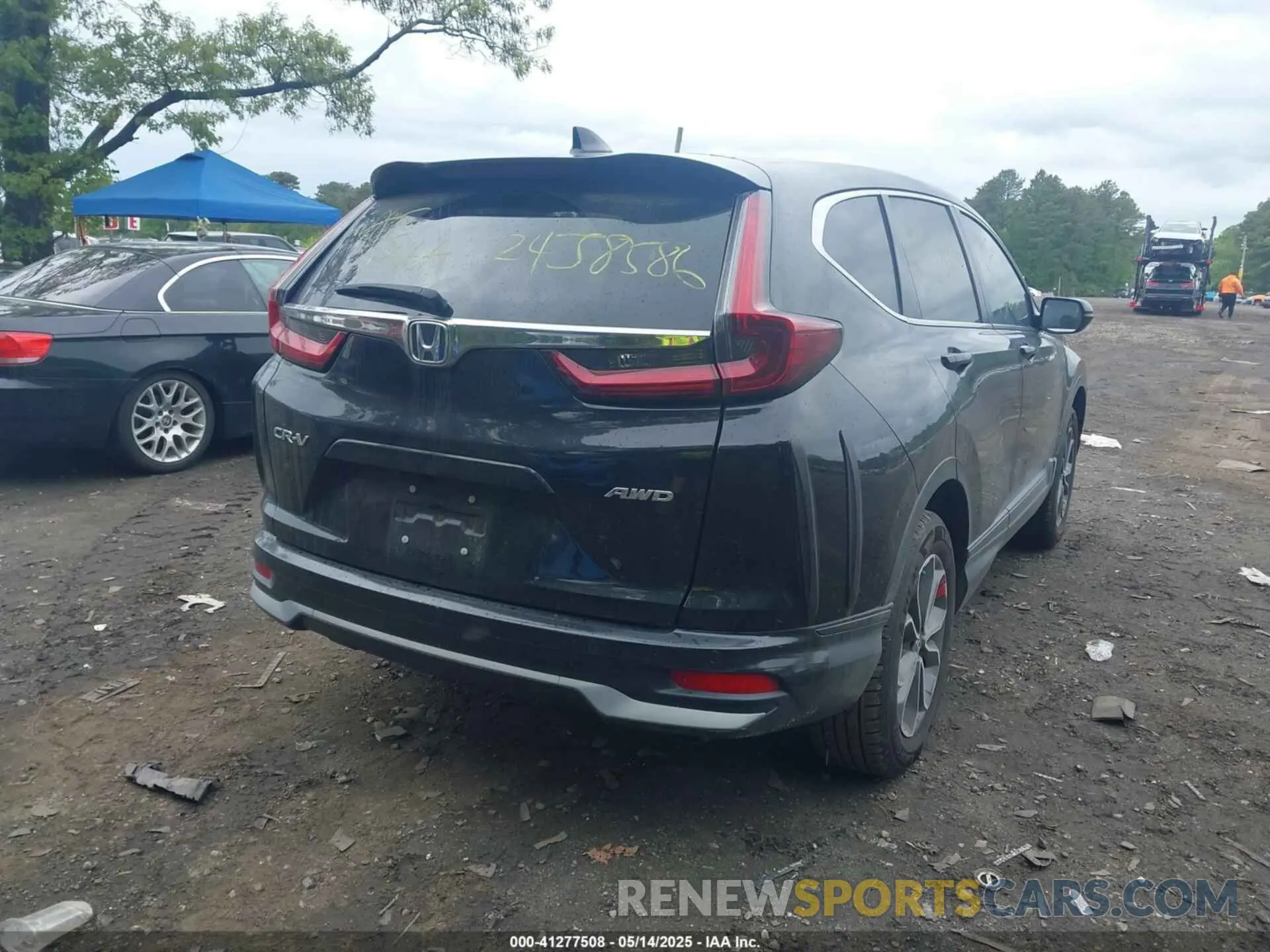 4 fotografías del automóvil dañado 2HKRW2H53LH661224 HONDA CR-V 2020