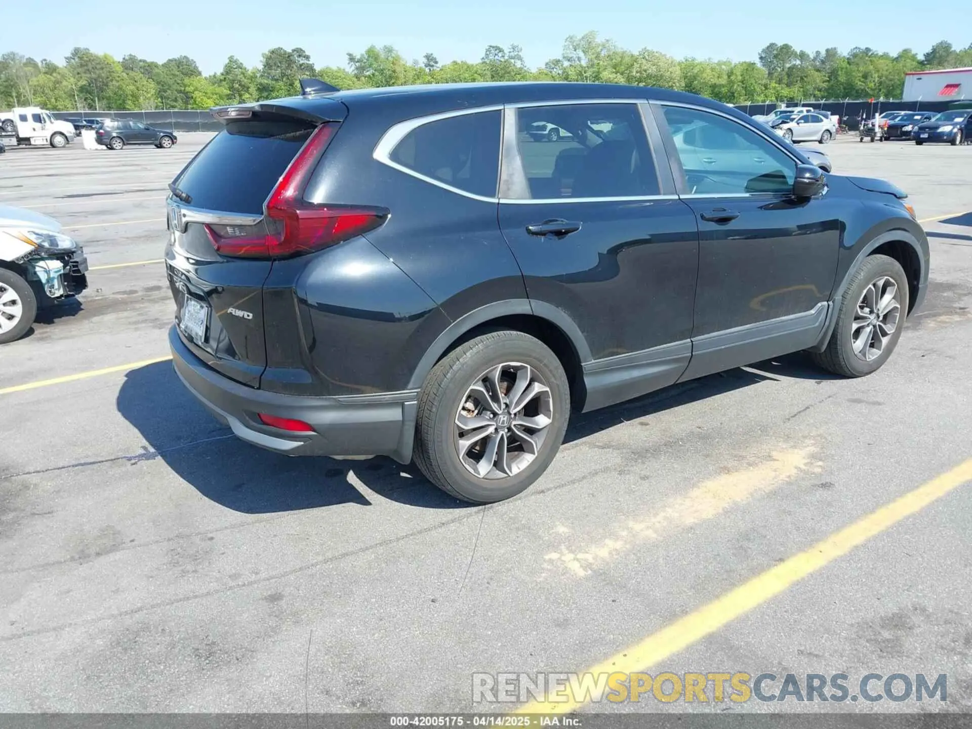 4 fotografías del automóvil dañado 2HKRW2H55LH673925 HONDA CR-V 2020