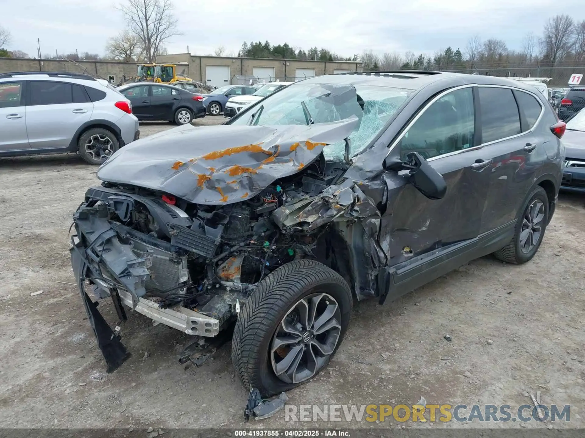 2 fotografías del automóvil dañado 2HKRW2H57LH607439 HONDA CR-V 2020