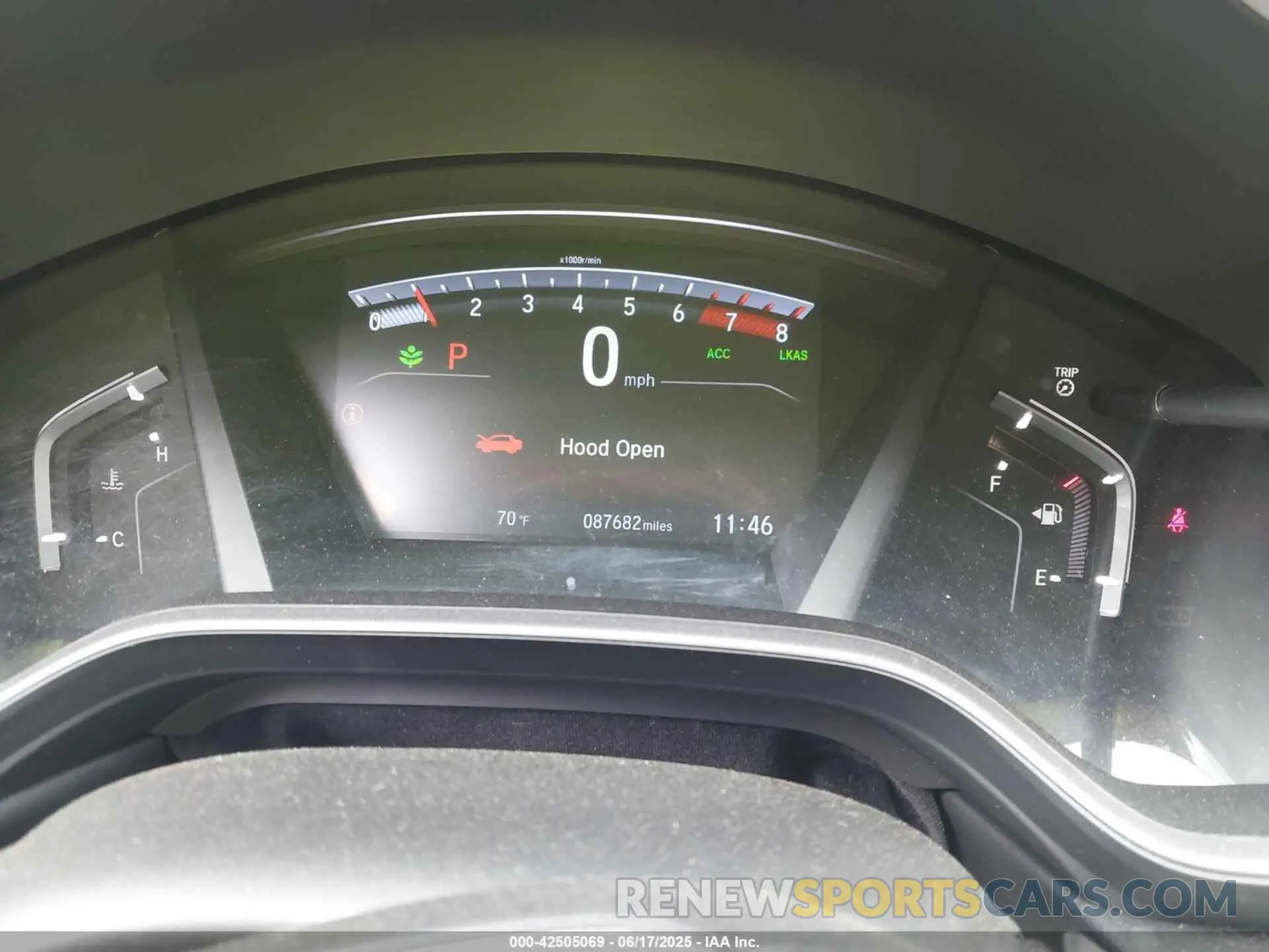 7 fotografías del automóvil dañado 2HKRW2H57LH635998 HONDA CR-V 2020