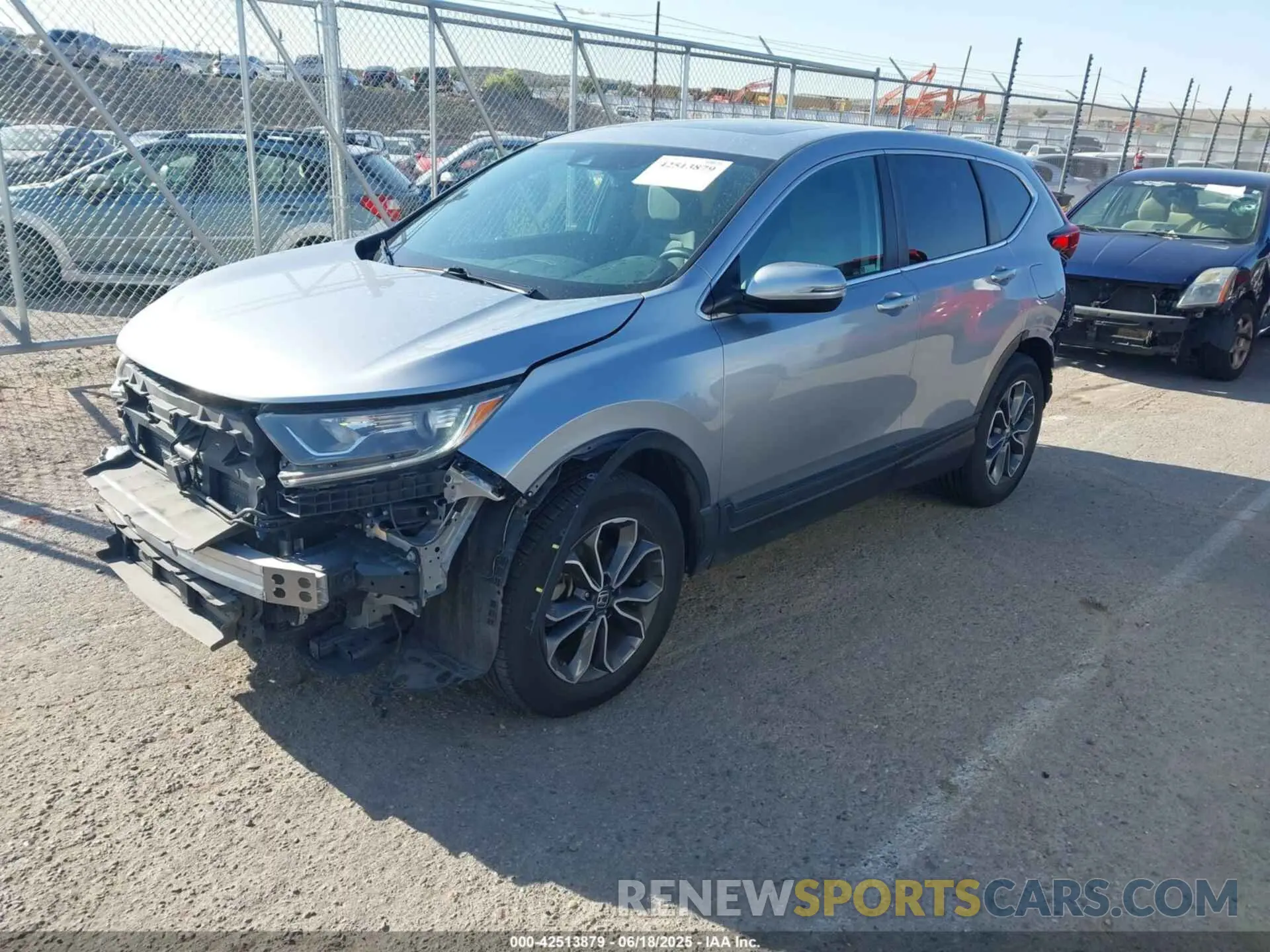 2 fotografías del automóvil dañado 2HKRW2H58LH664944 HONDA CR-V 2020
