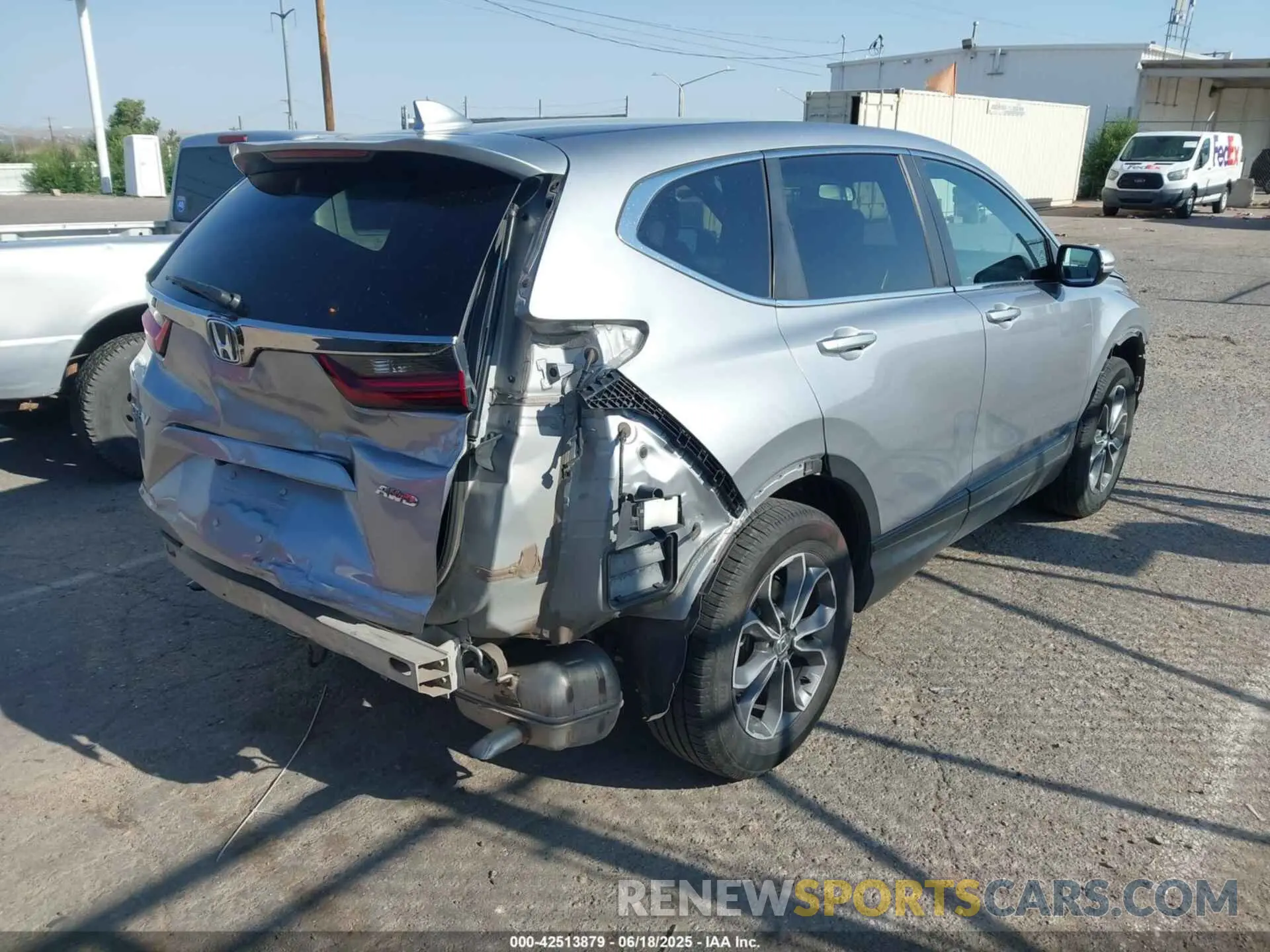 4 fotografías del automóvil dañado 2HKRW2H58LH664944 HONDA CR-V 2020