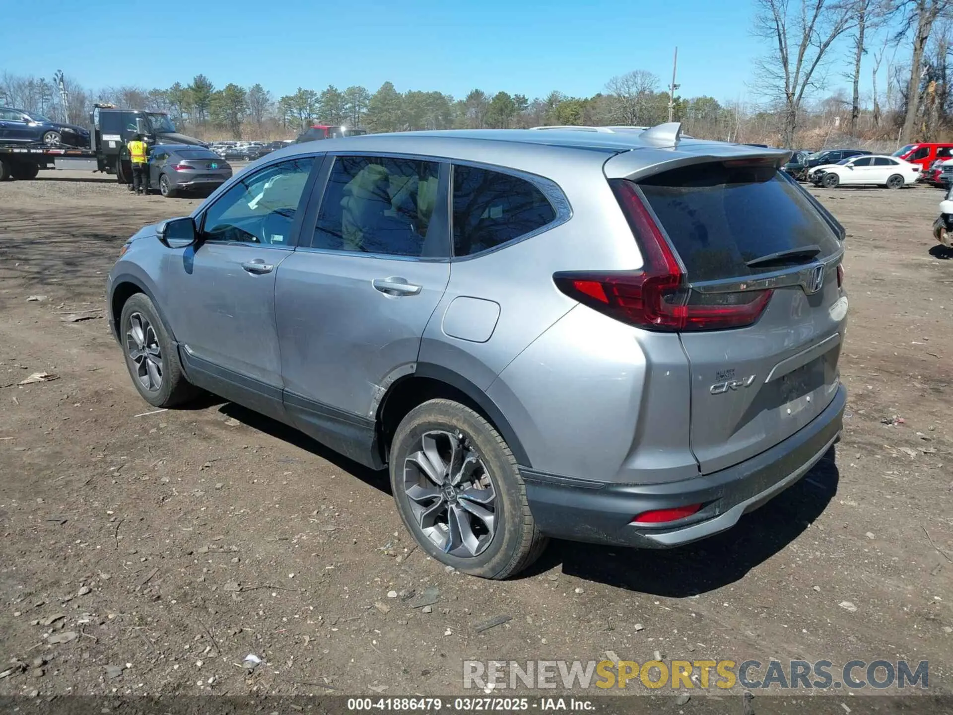 3 fotografías del automóvil dañado 2HKRW2H85LH631992 HONDA CR-V 2020