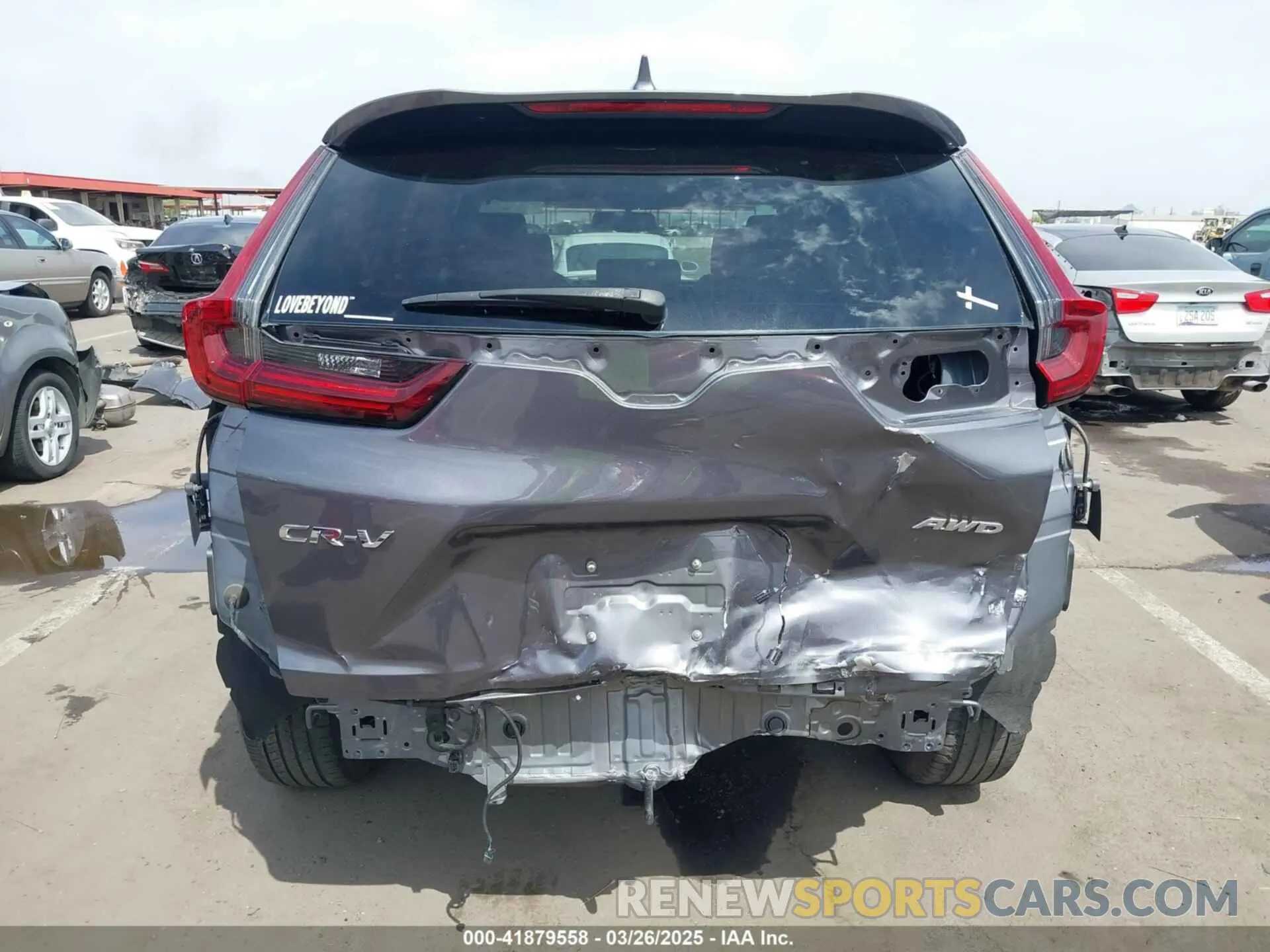 6 fotografías del automóvil dañado 2HKRW2H86LH687875 HONDA CR-V 2020