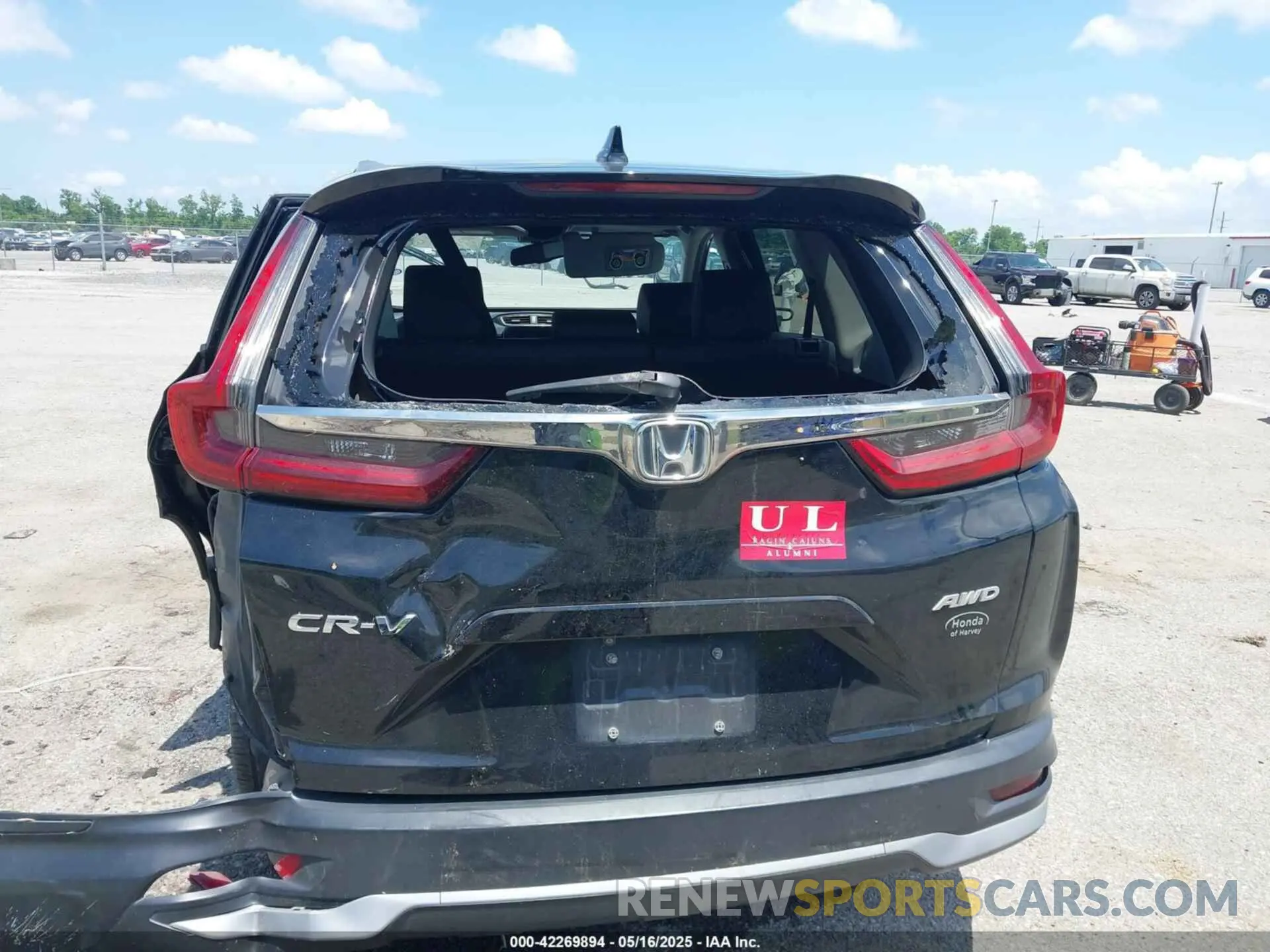 16 fotografías del automóvil dañado 2HKRW2H8XLH675406 HONDA CR-V 2020