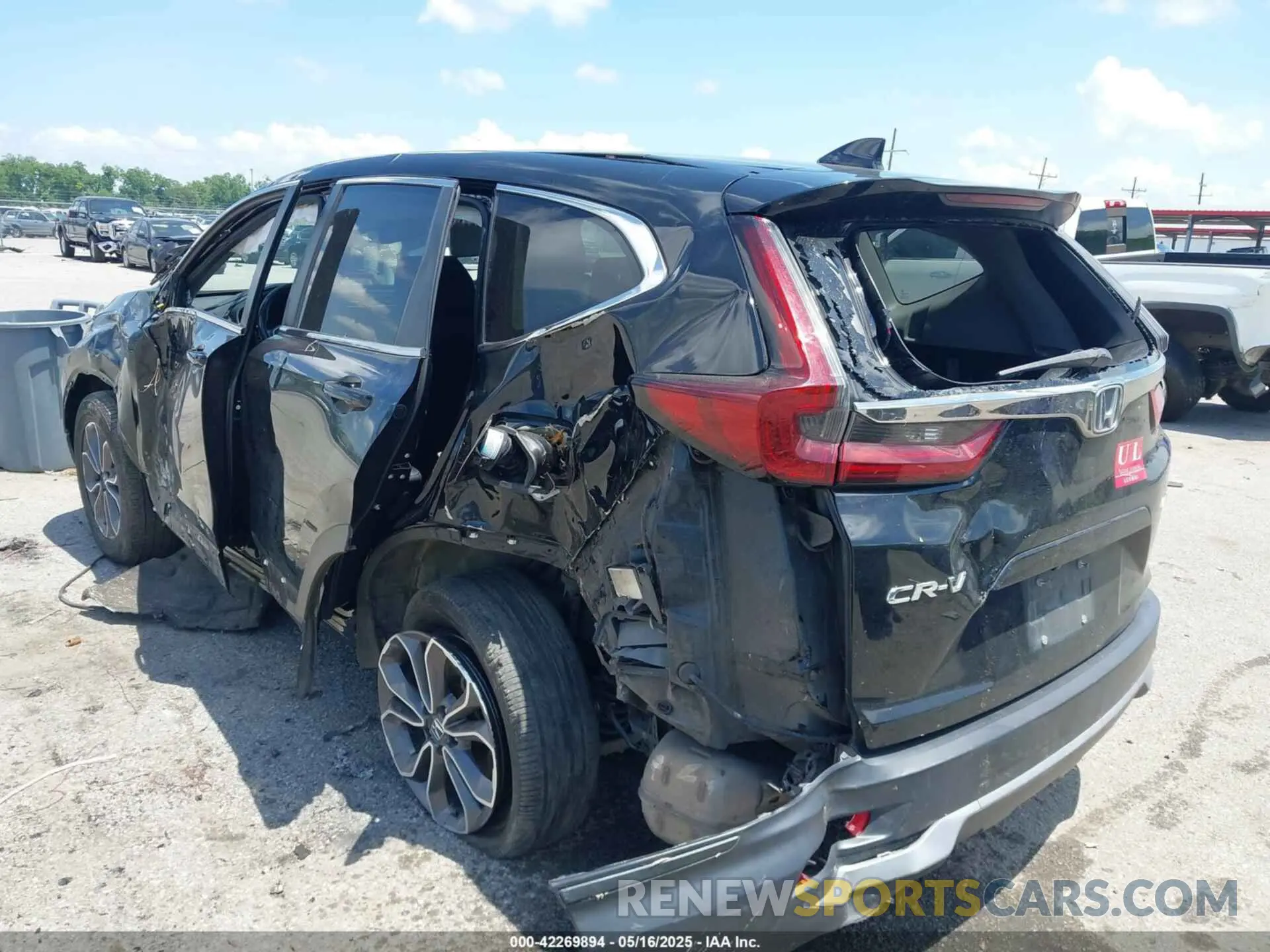 3 fotografías del automóvil dañado 2HKRW2H8XLH675406 HONDA CR-V 2020